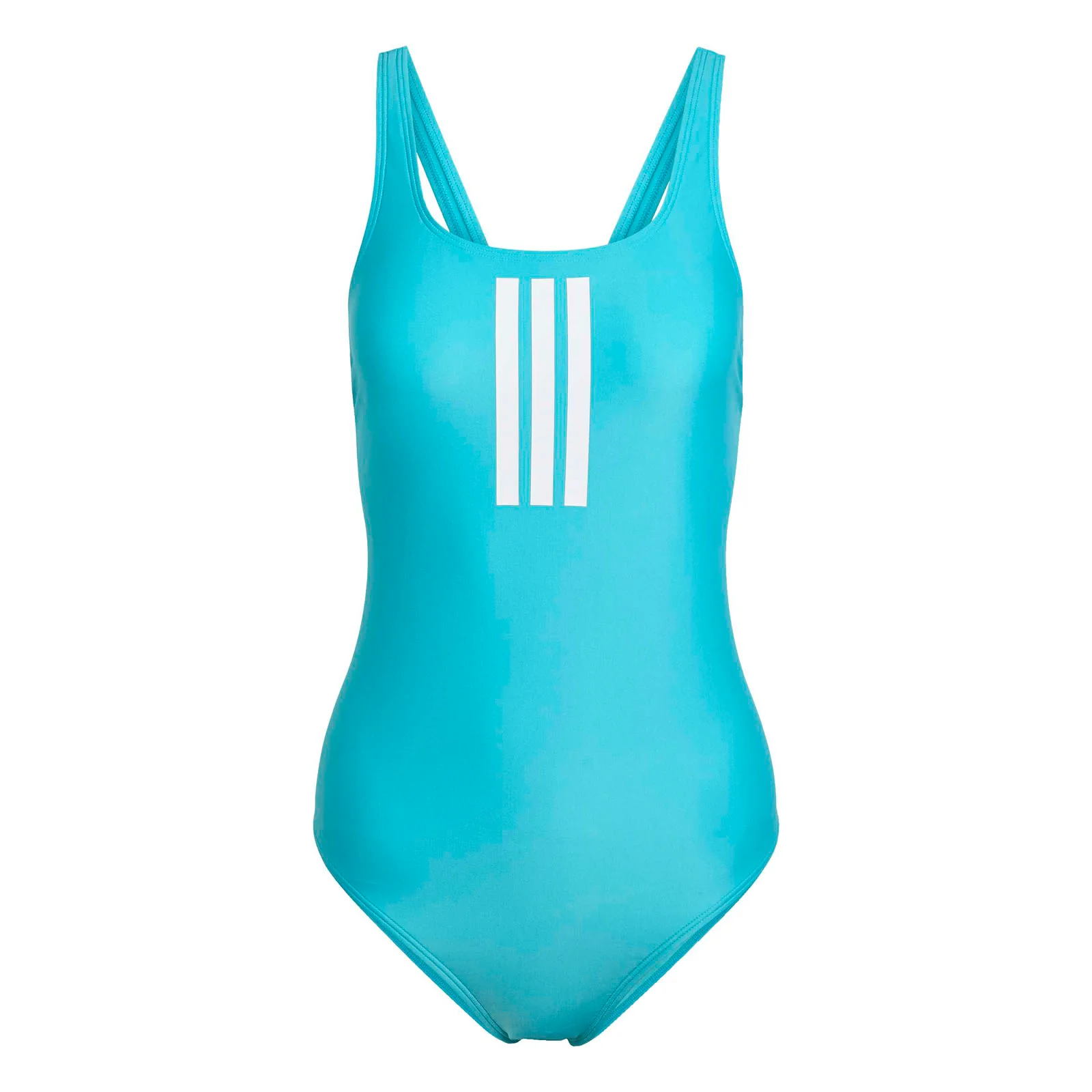 adidas INFINITEX 3-Stripes V-Back Womens Swimsuit - Image 6