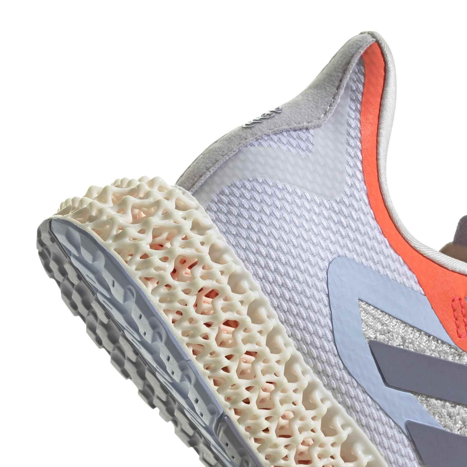 adidas Womens 4DFWD 2 White/Grey - Image 6