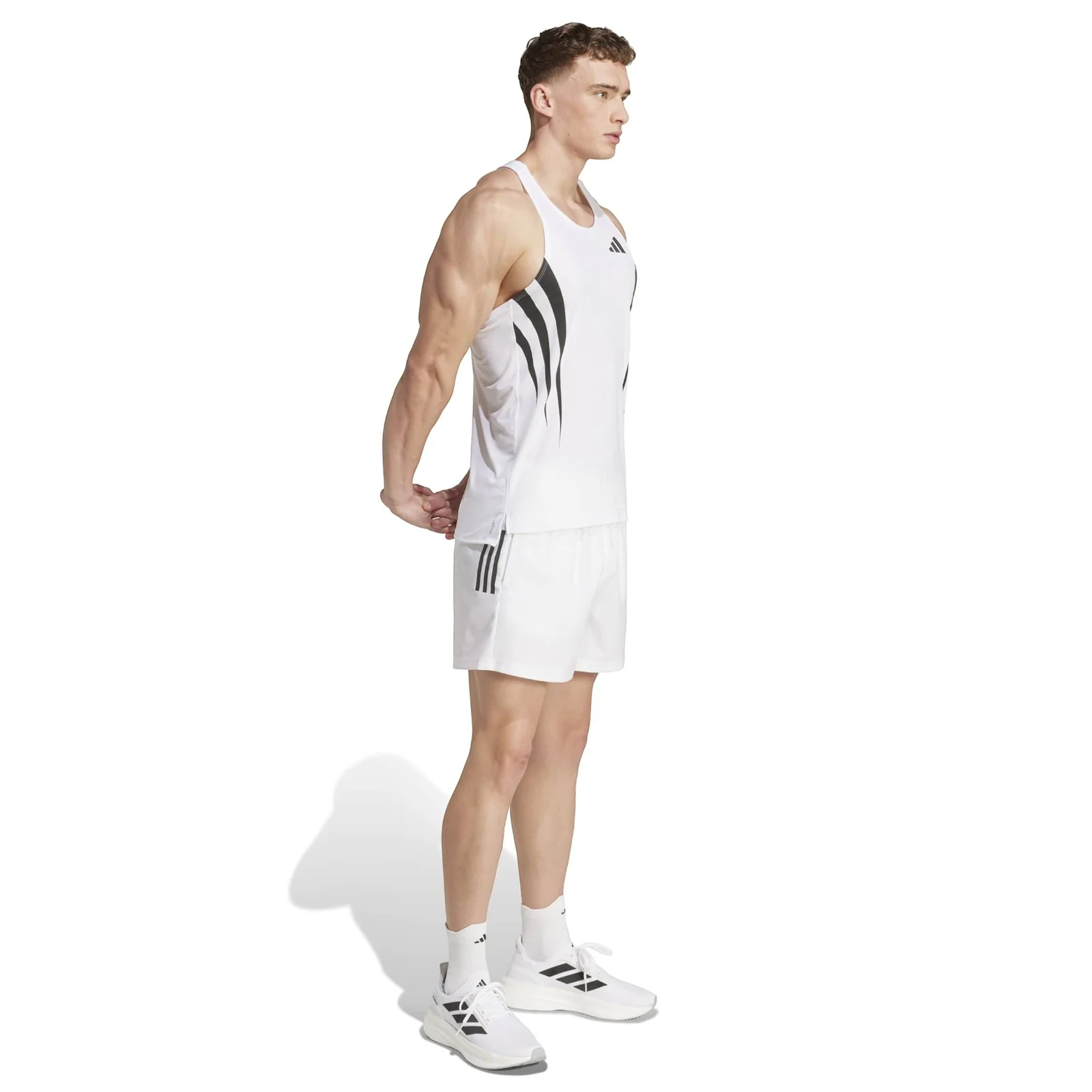 adidas Adizero Archive Slim-Fit Mens Running Tank Top - Image 13
