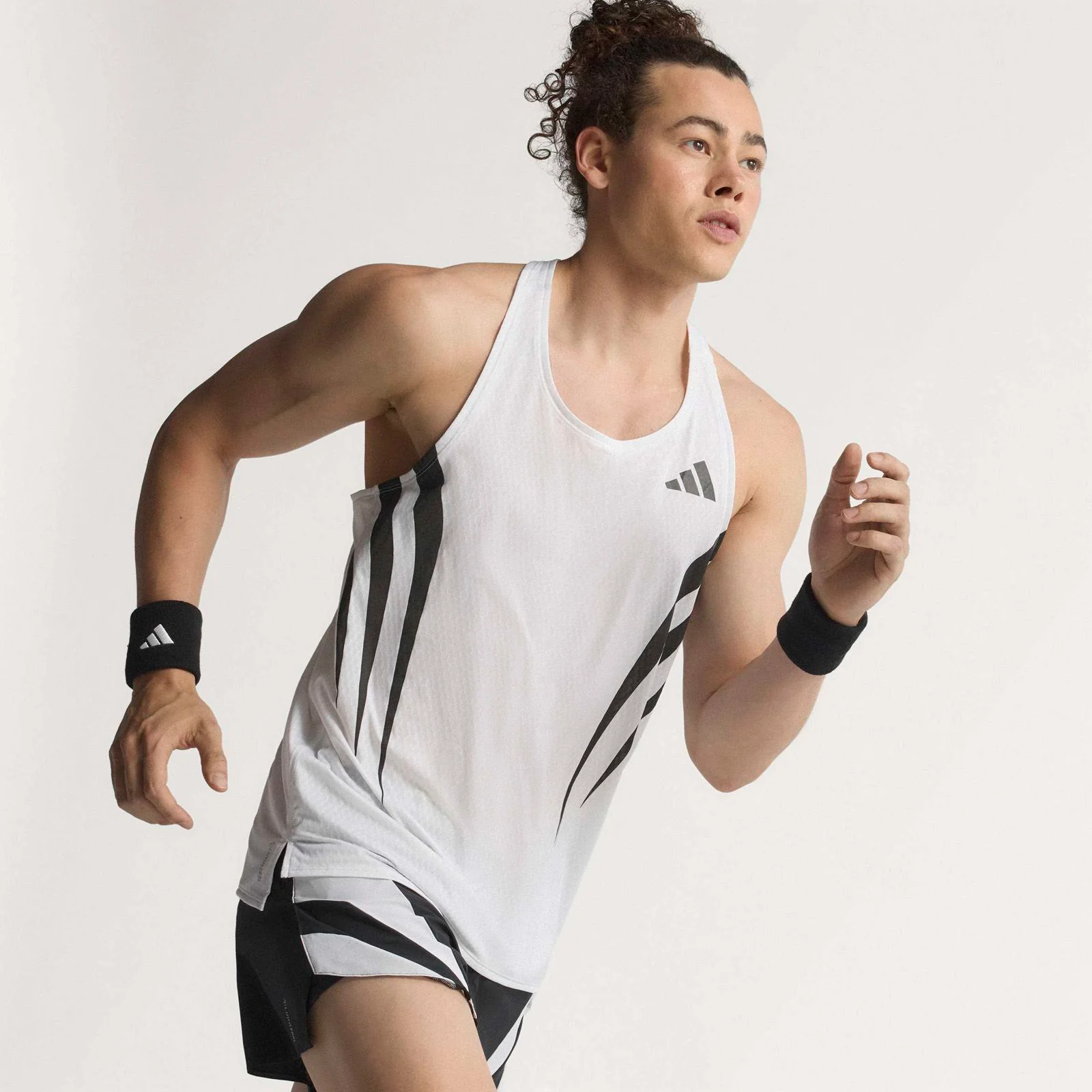 adidas Adizero Archive Slim-Fit Mens Running Tank Top - Image 5