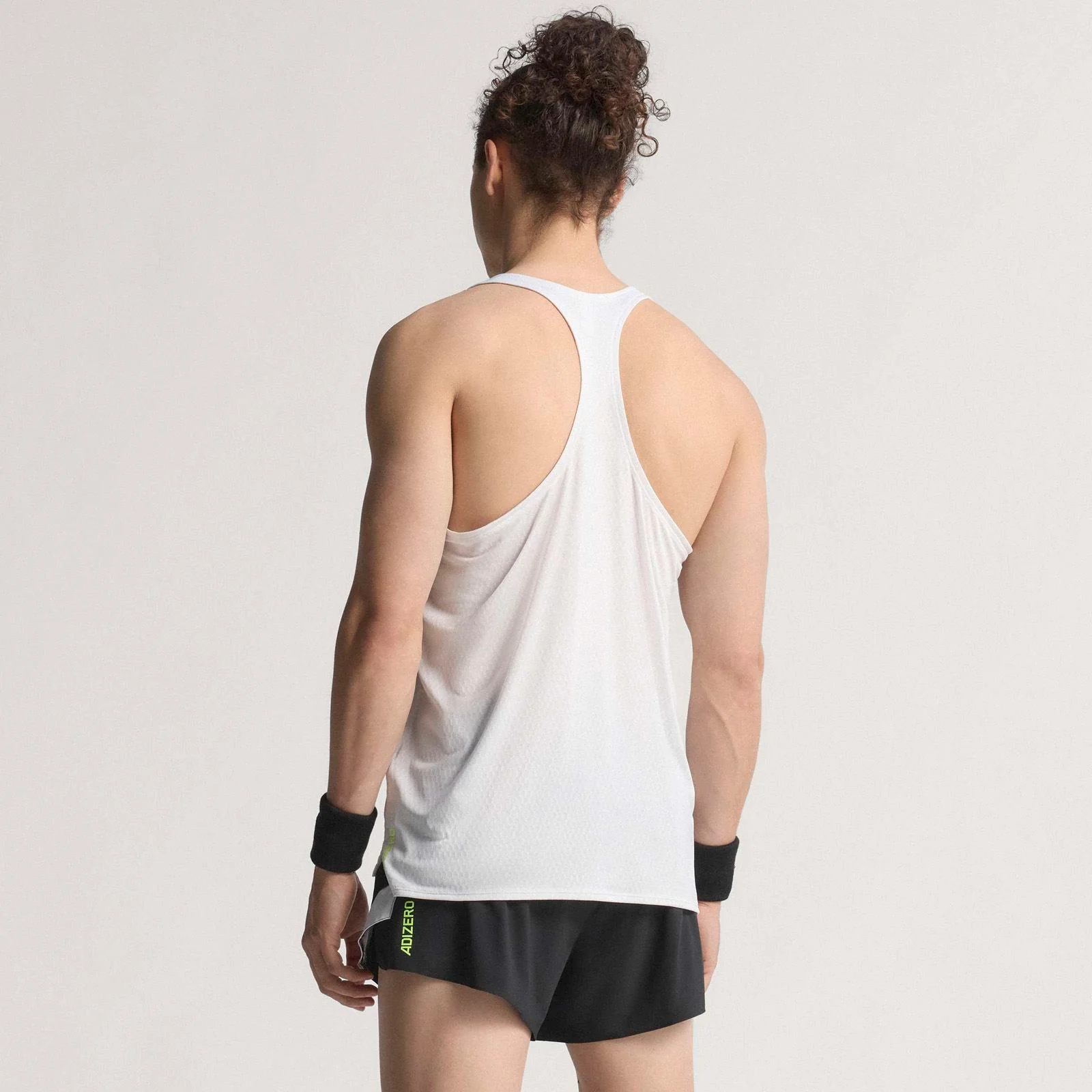 adidas Adizero Archive Slim-Fit Mens Running Tank Top - Image 6