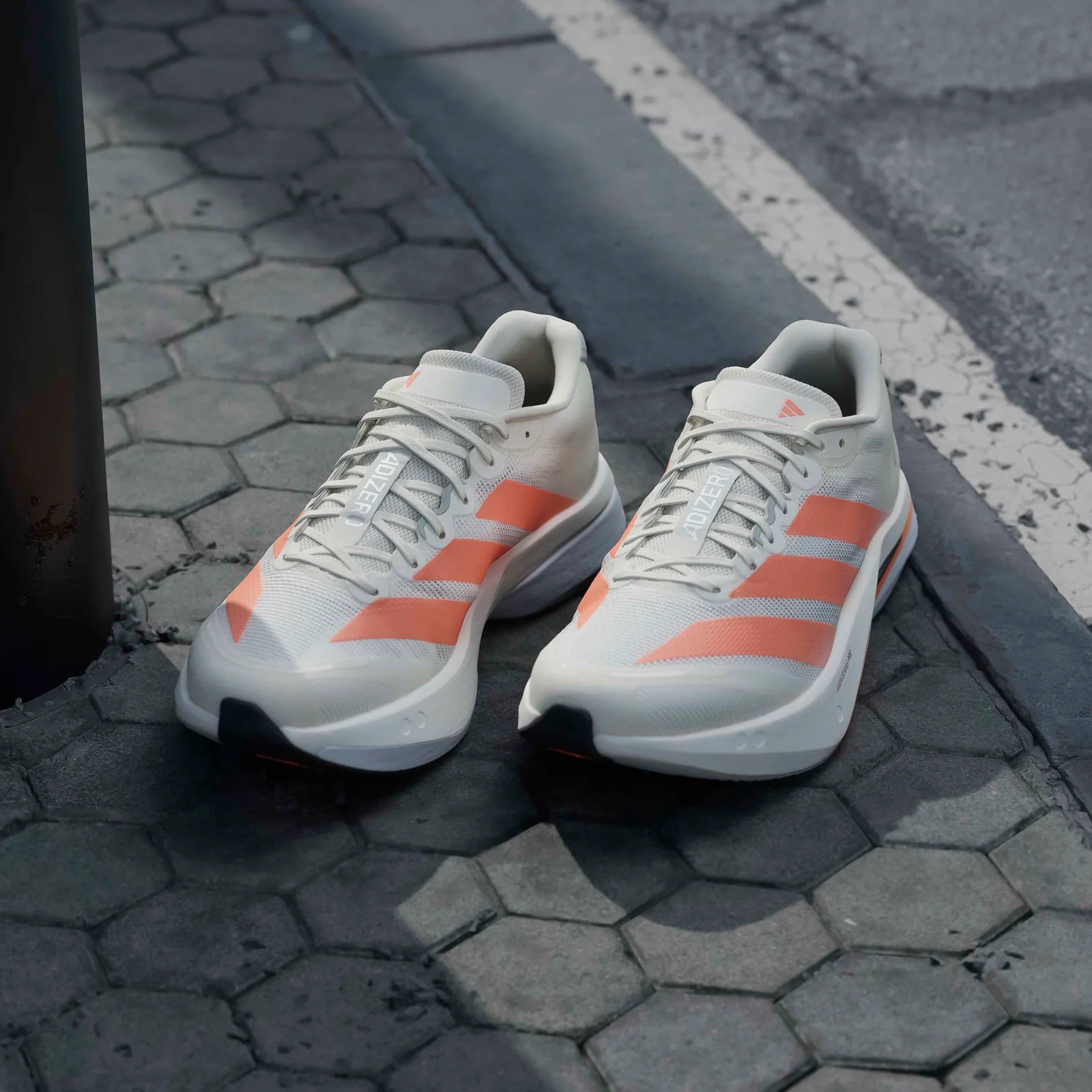 adidas Adizero Boston 13 Mens Regular-Fit Running Shoes - Image 11