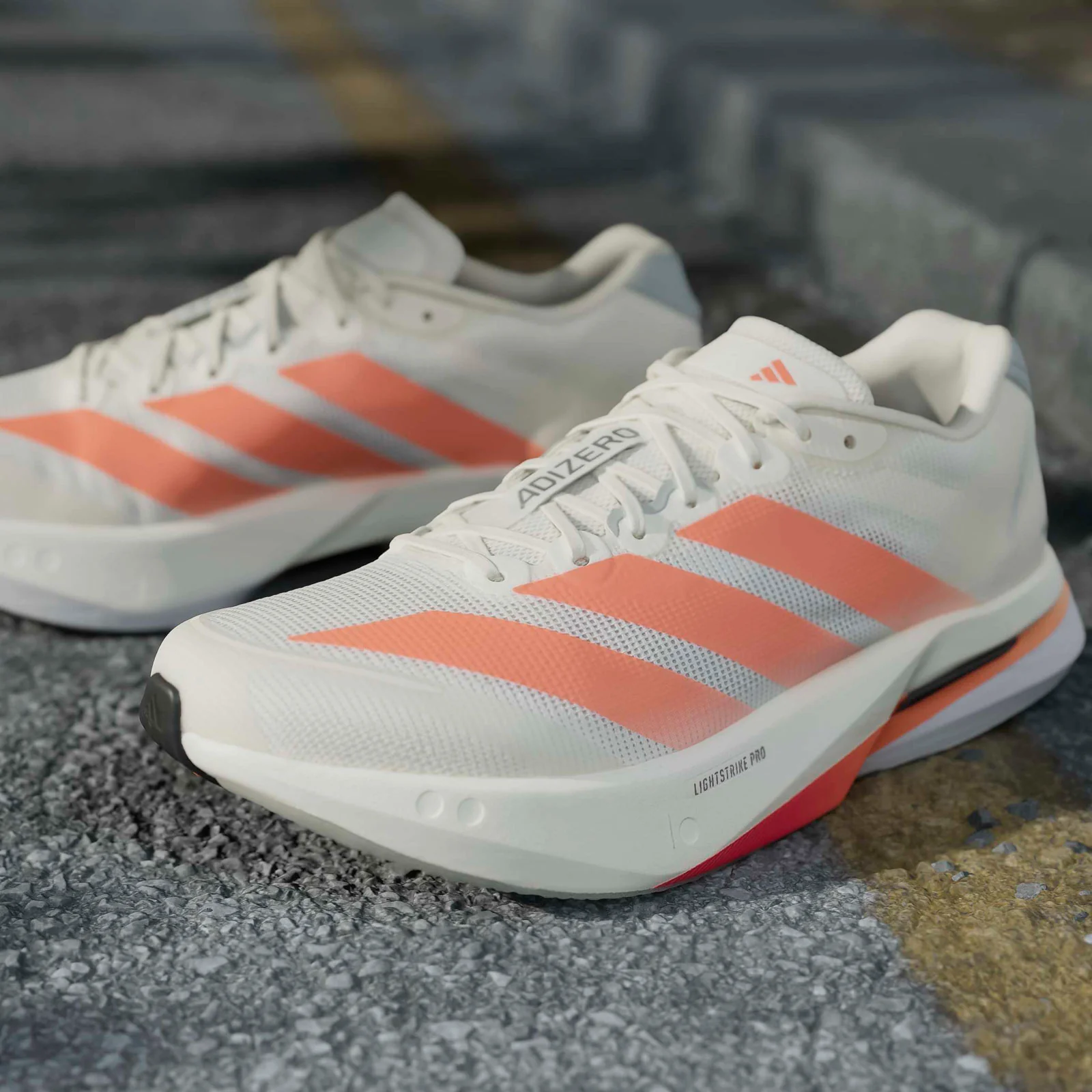 adidas Adizero Boston 13 Mens Regular-Fit Running Shoes - Image 13