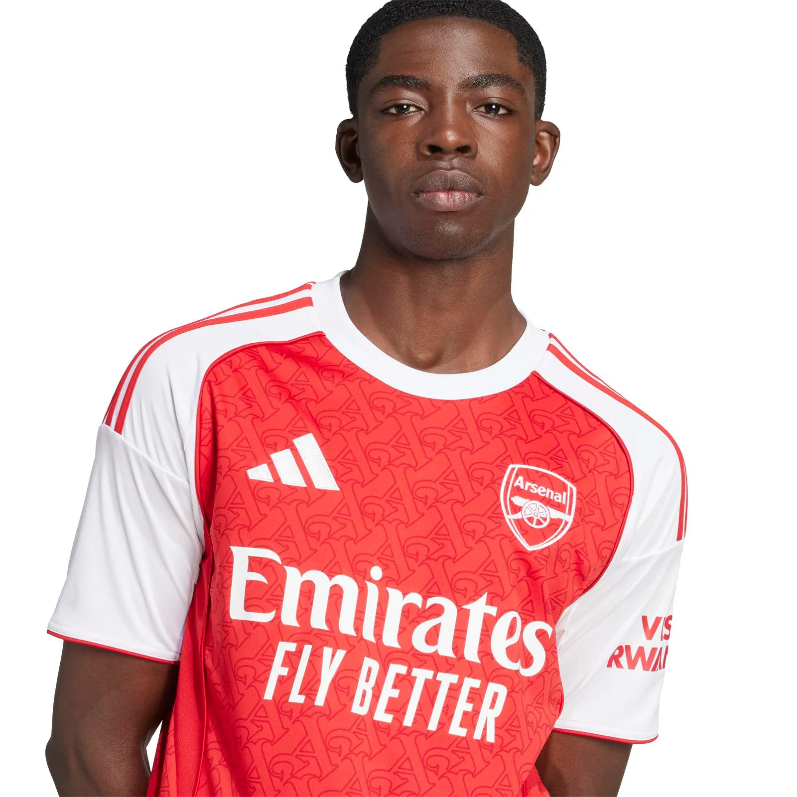 adidas Arsenal Football 2025/26 Mens SS Home Jersey - Image 5