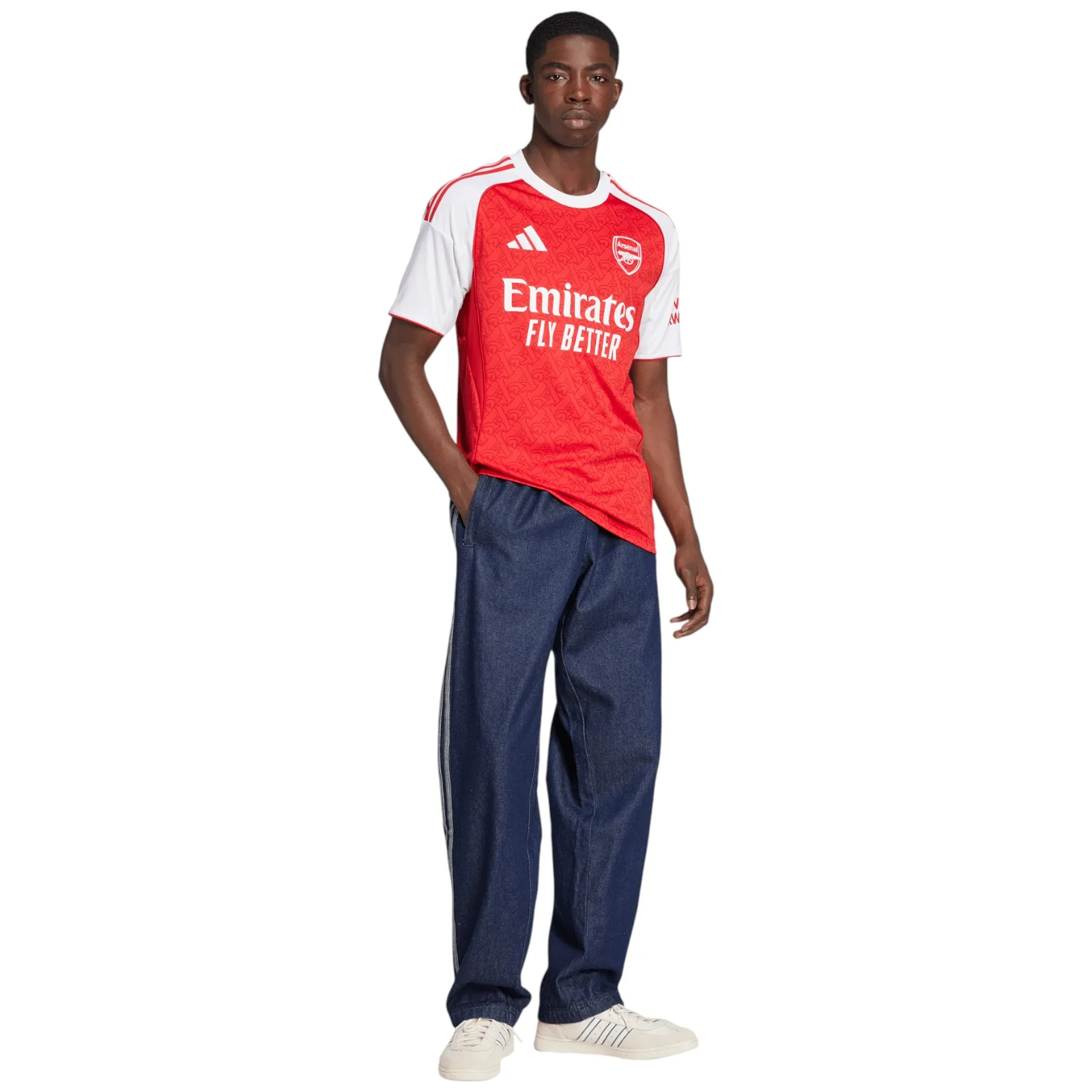 adidas Arsenal Football 2025/26 Mens SS Home Jersey - Image 7
