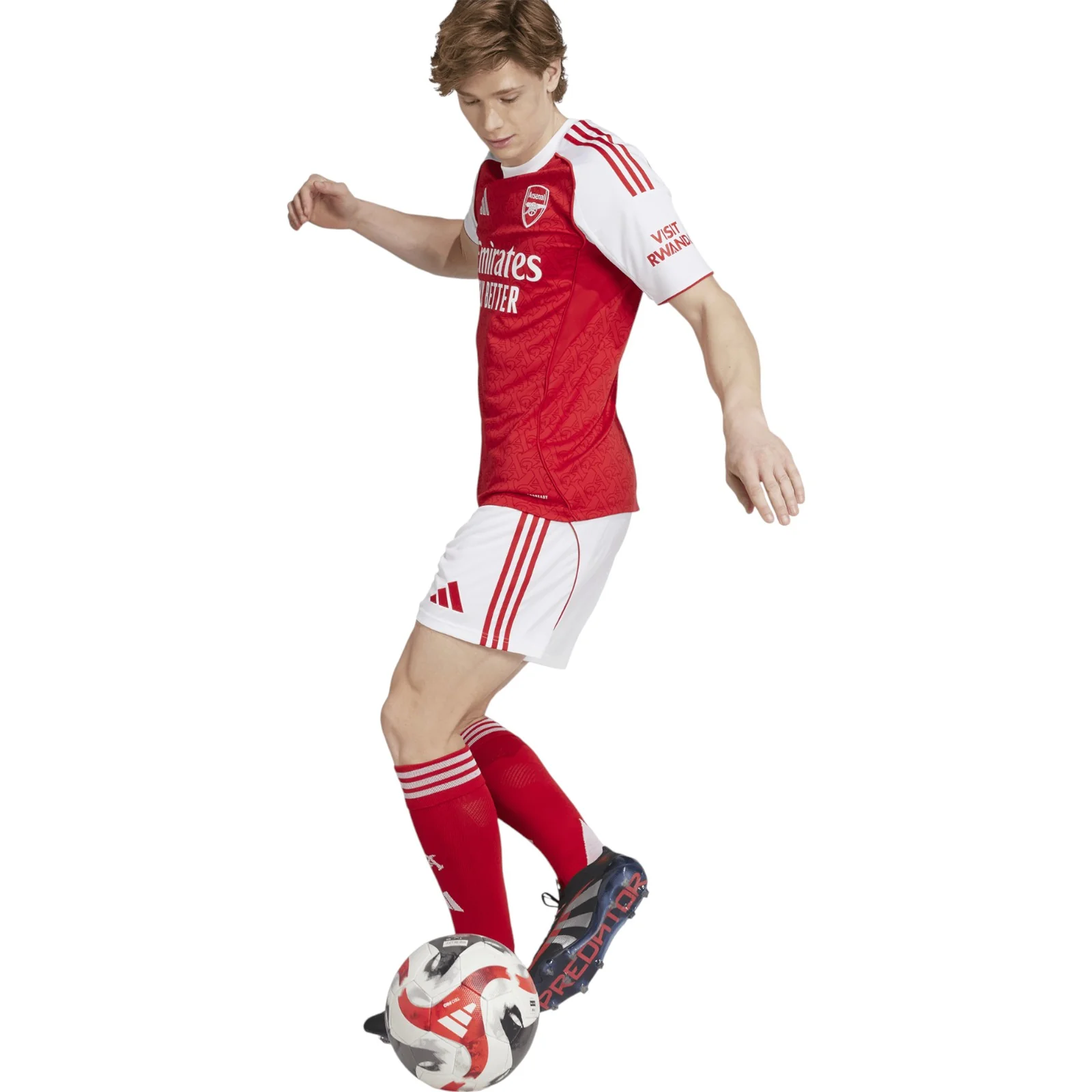 adidas Arsenal Football 2025/26 Mens Regular-Fit Home Short - Image 6