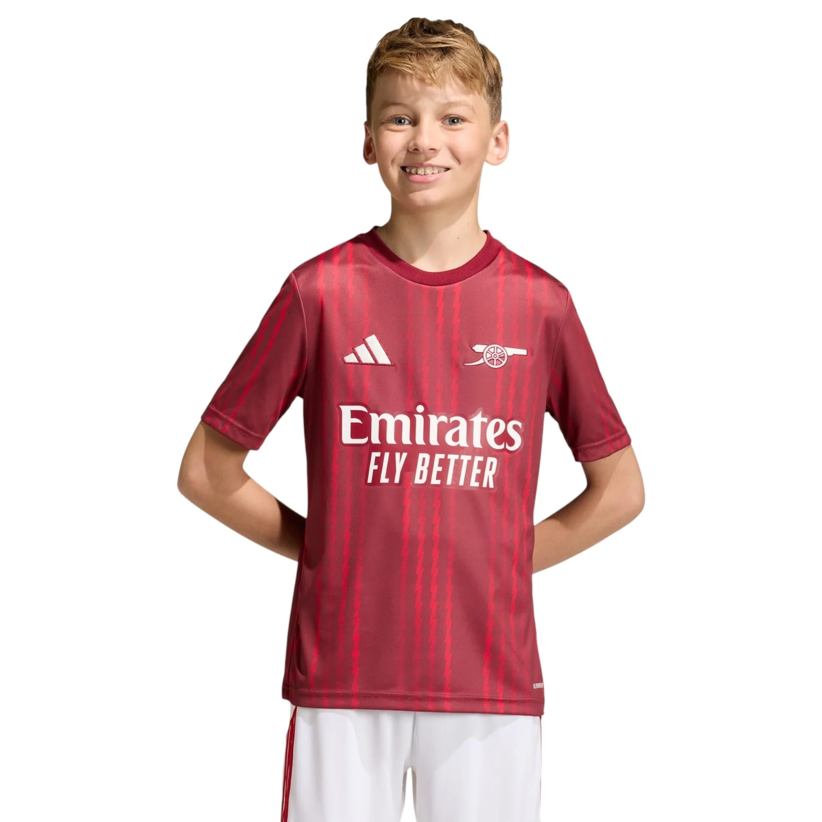 adidas Arsenal Football 2025/26 Kids Pre-Match Jersey - Image 3