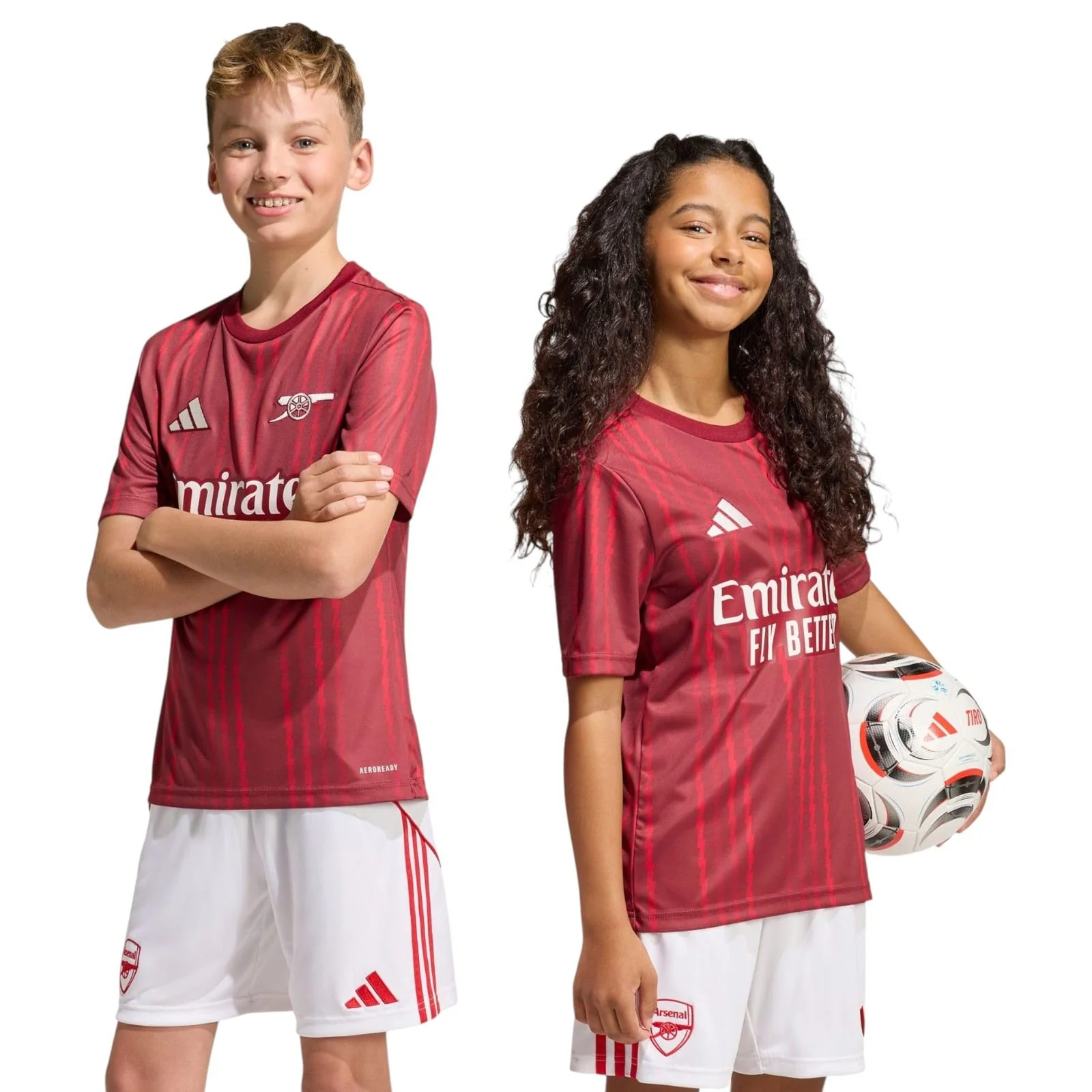 adidas Arsenal Football 2025/26 Kids Pre-Match Jersey - Image 7