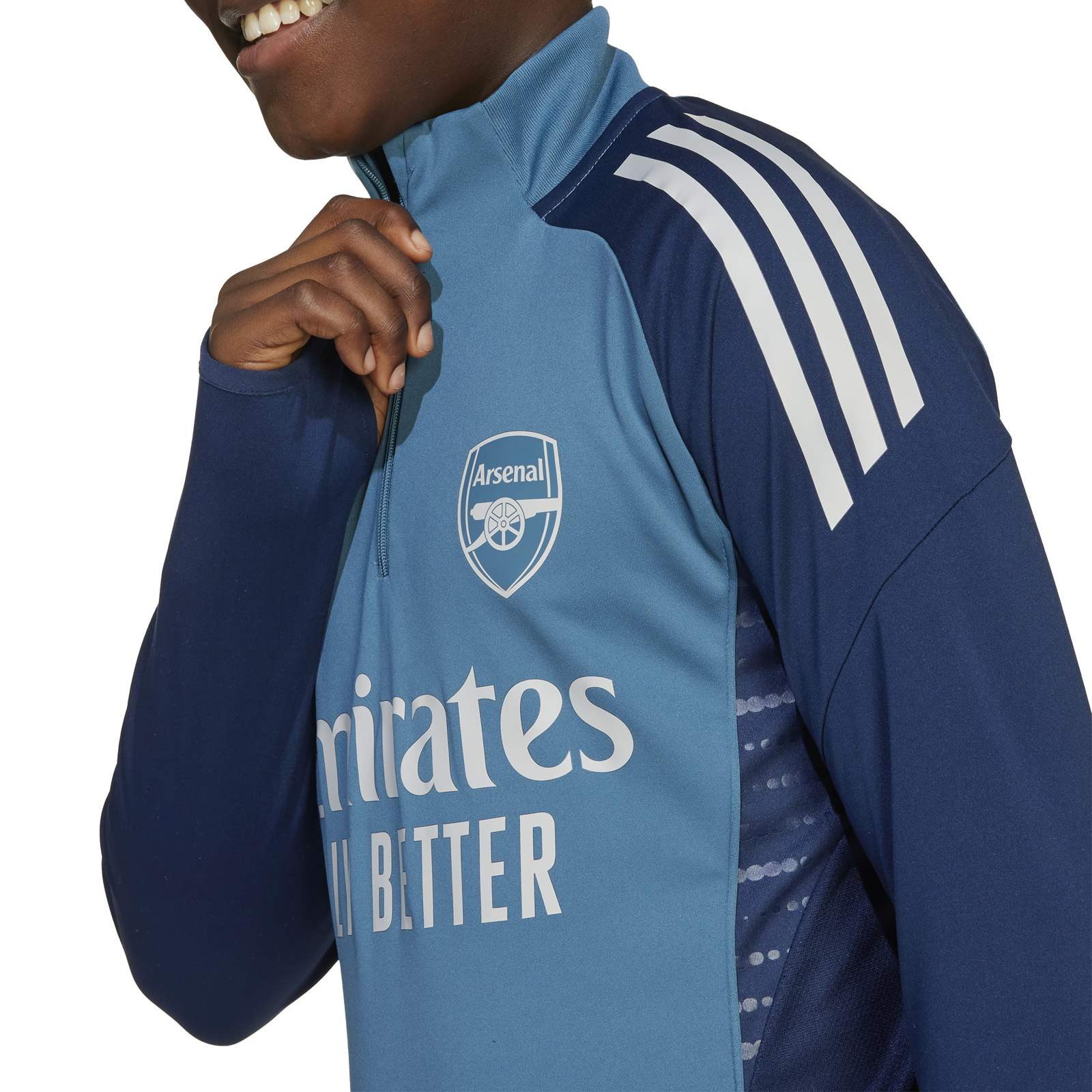 adidas Arsenal Football 2025/26 Kids Half-Zip Training Top - Image 3