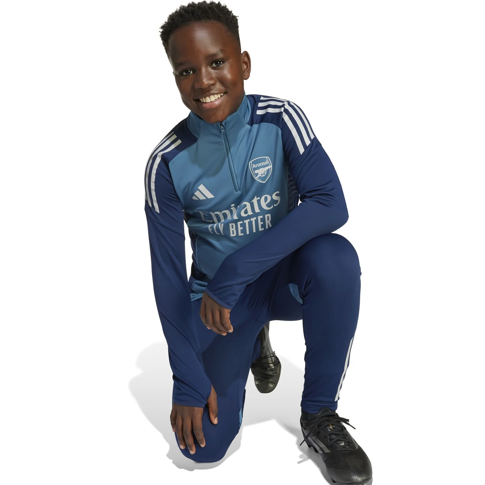 adidas Arsenal Football 2025/26 Kids Half-Zip Training Top - Image 4