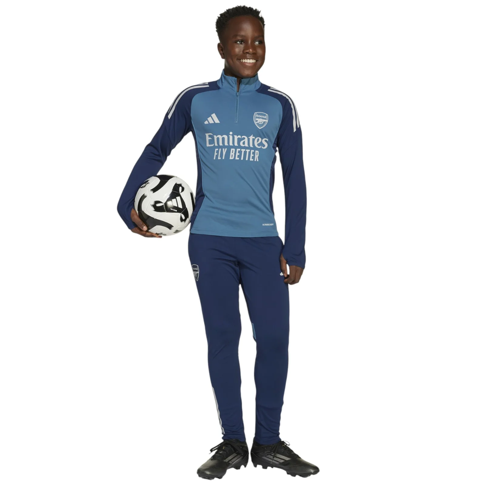 adidas Arsenal Football 2025/26 Kids Half-Zip Training Top - Image 8