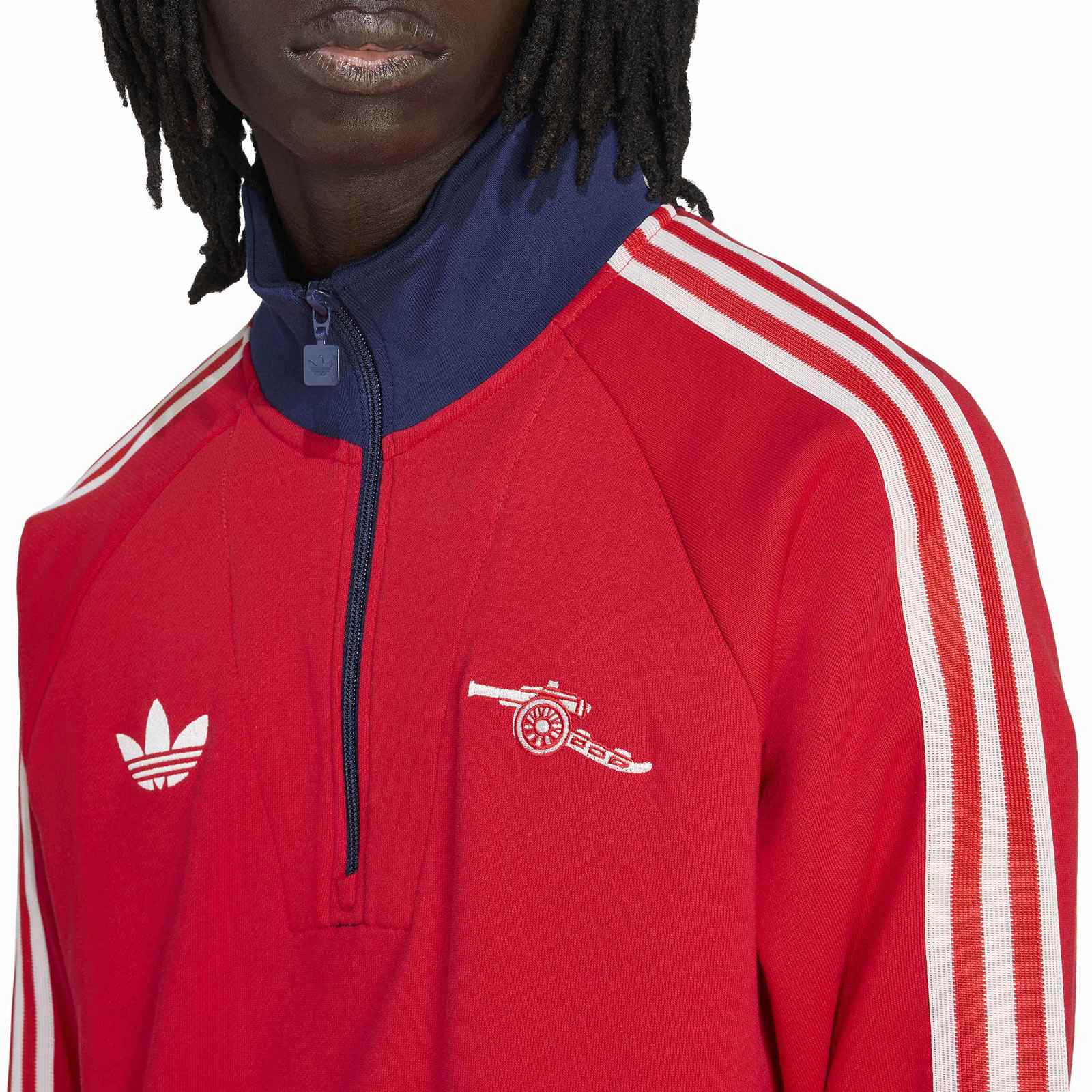 adidas Originals Arsenal Football 2025/26 Mens Half-Zip Top - Image 3