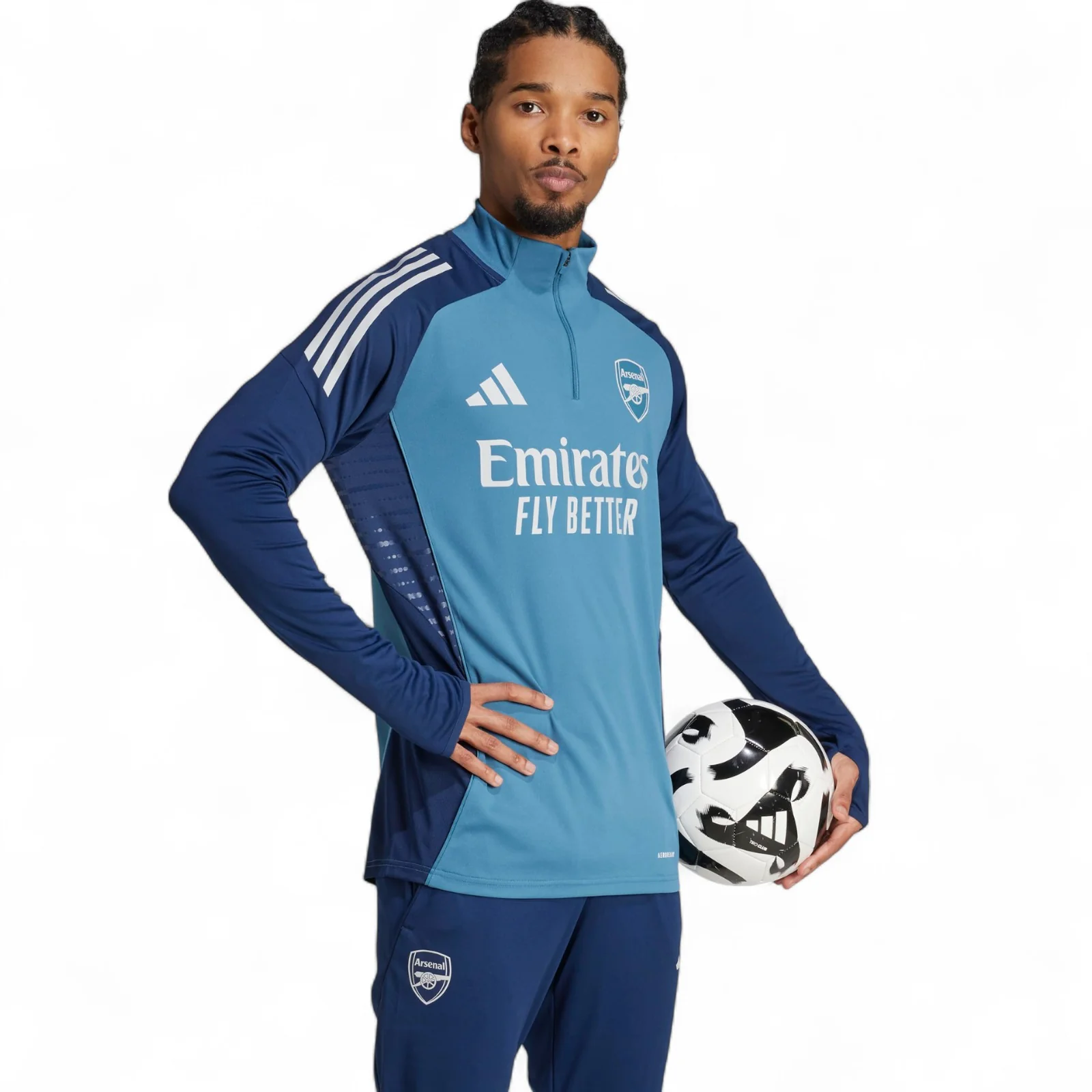 adidas Arsenal Football 2025/26 Adults Half-Zip Training Top - Image 3
