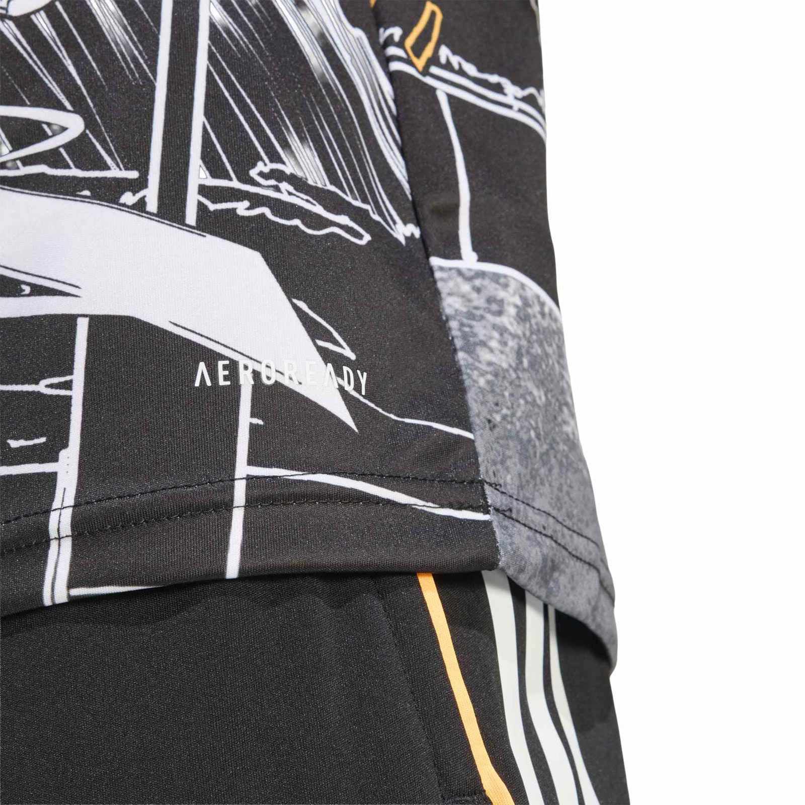 adidas All Blacks 2026 Marvel Captains Run Slim Fit Rugby Jersey - Image 4