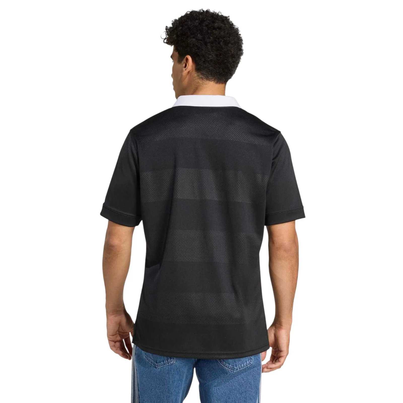 adidas All Blacks Rugby Mens Short Sleeved Home Jersey - Image 4
