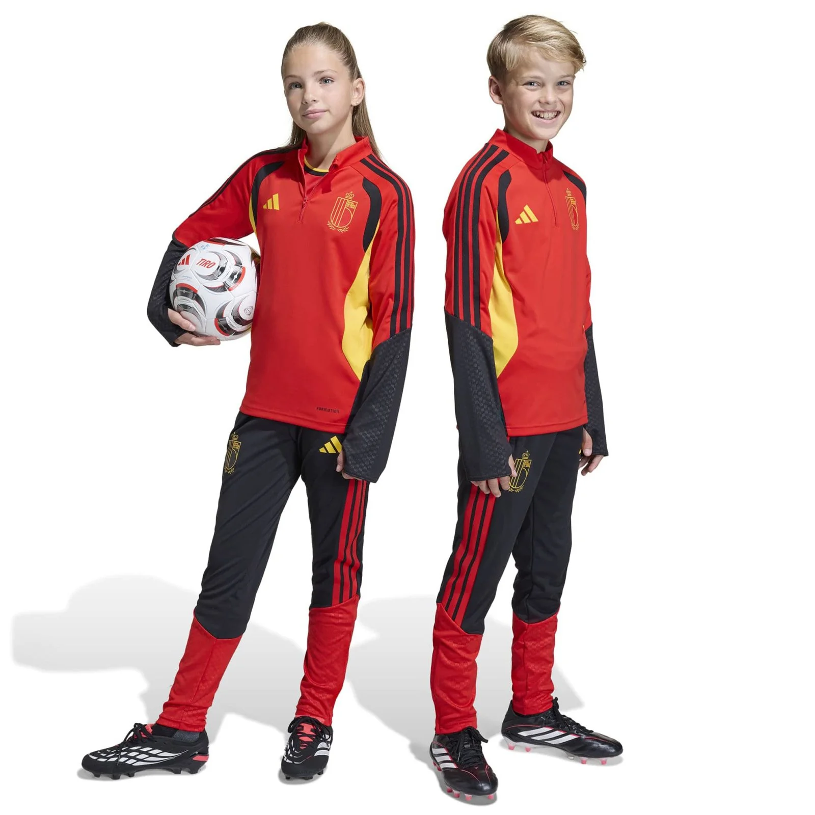 adidas Belgium Football World Cup 2026 Tiro Training Kids Pants - Image 6