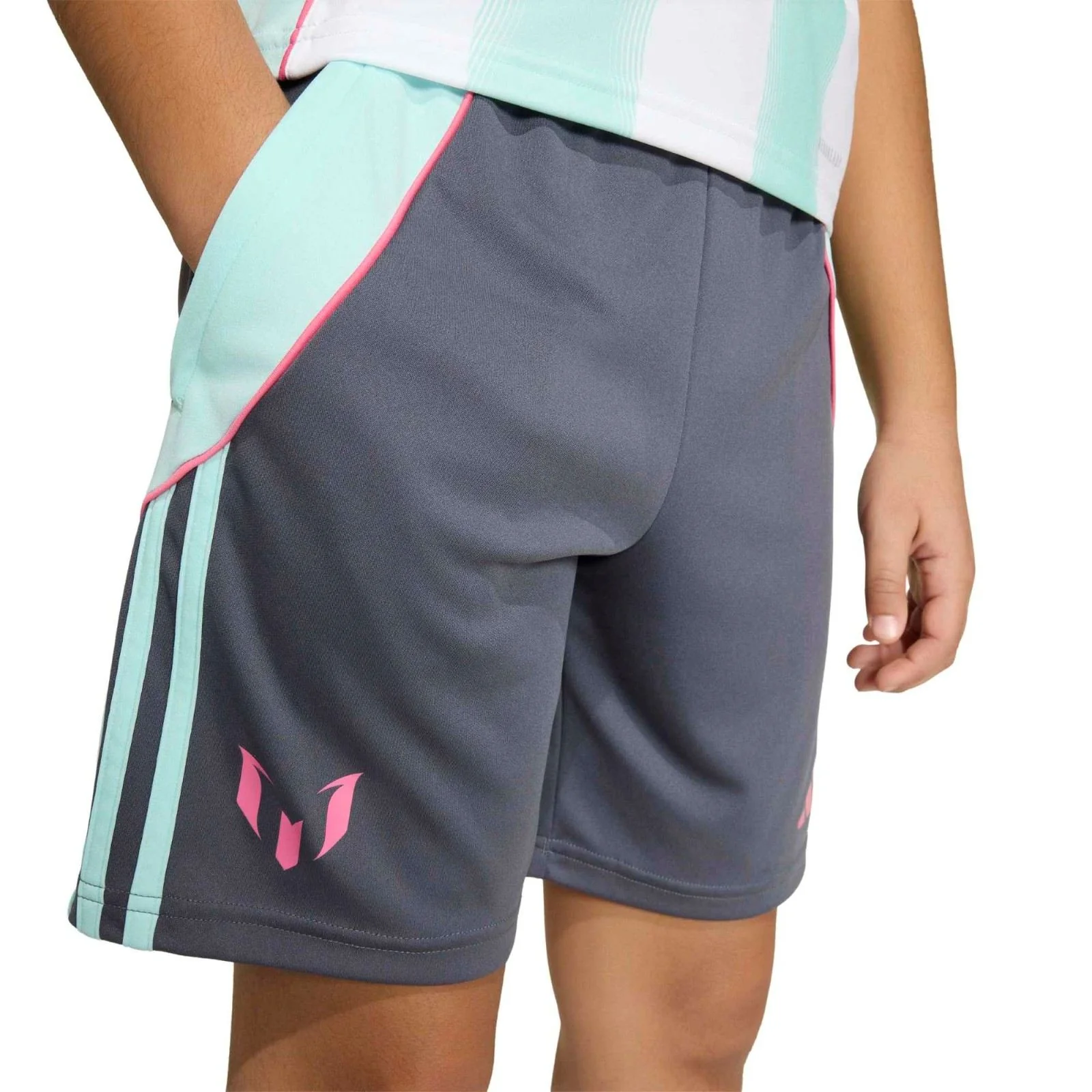 adidas Messi AEROREADY Kids Regular-Fit Shorts - Image 3
