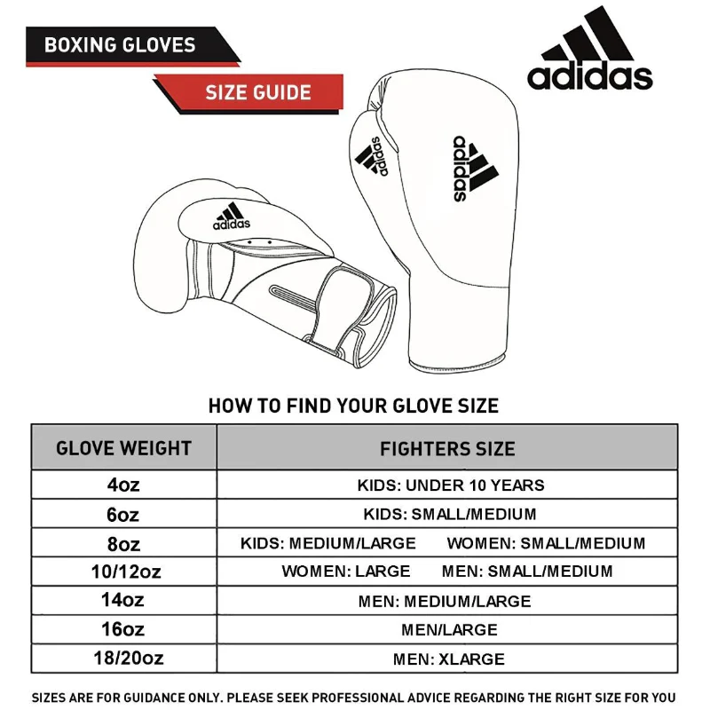 adidas Combat 50 10oz Boxing Gloves - Image 9
