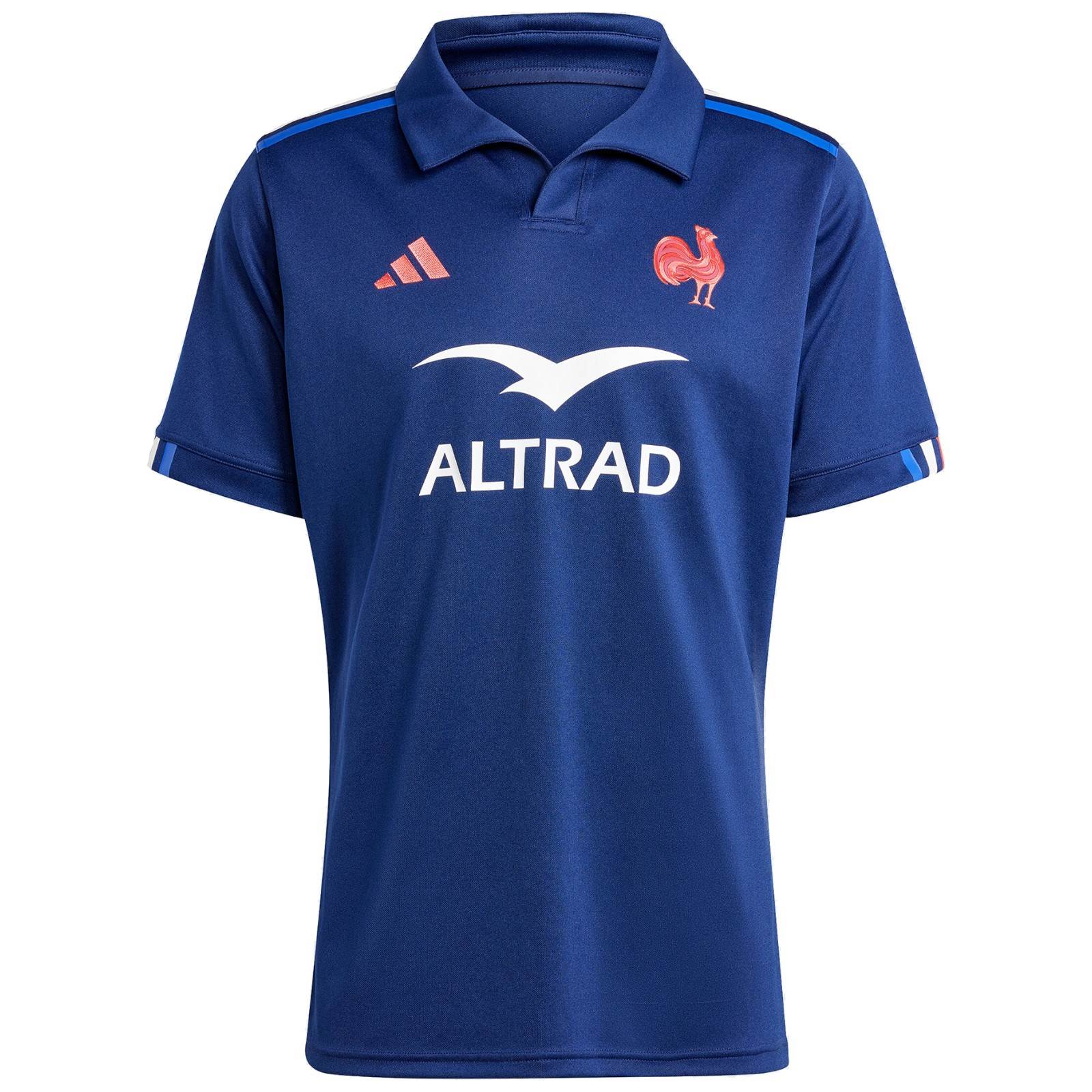 adidas France 2024/25 Short Sleeved Rugby Home Jersey