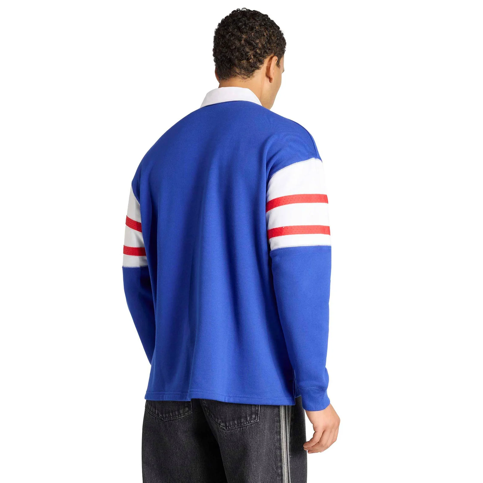 adidas France Rugby 2025/26 Heritage Long-Sleeve Polo Shirt - Image 2