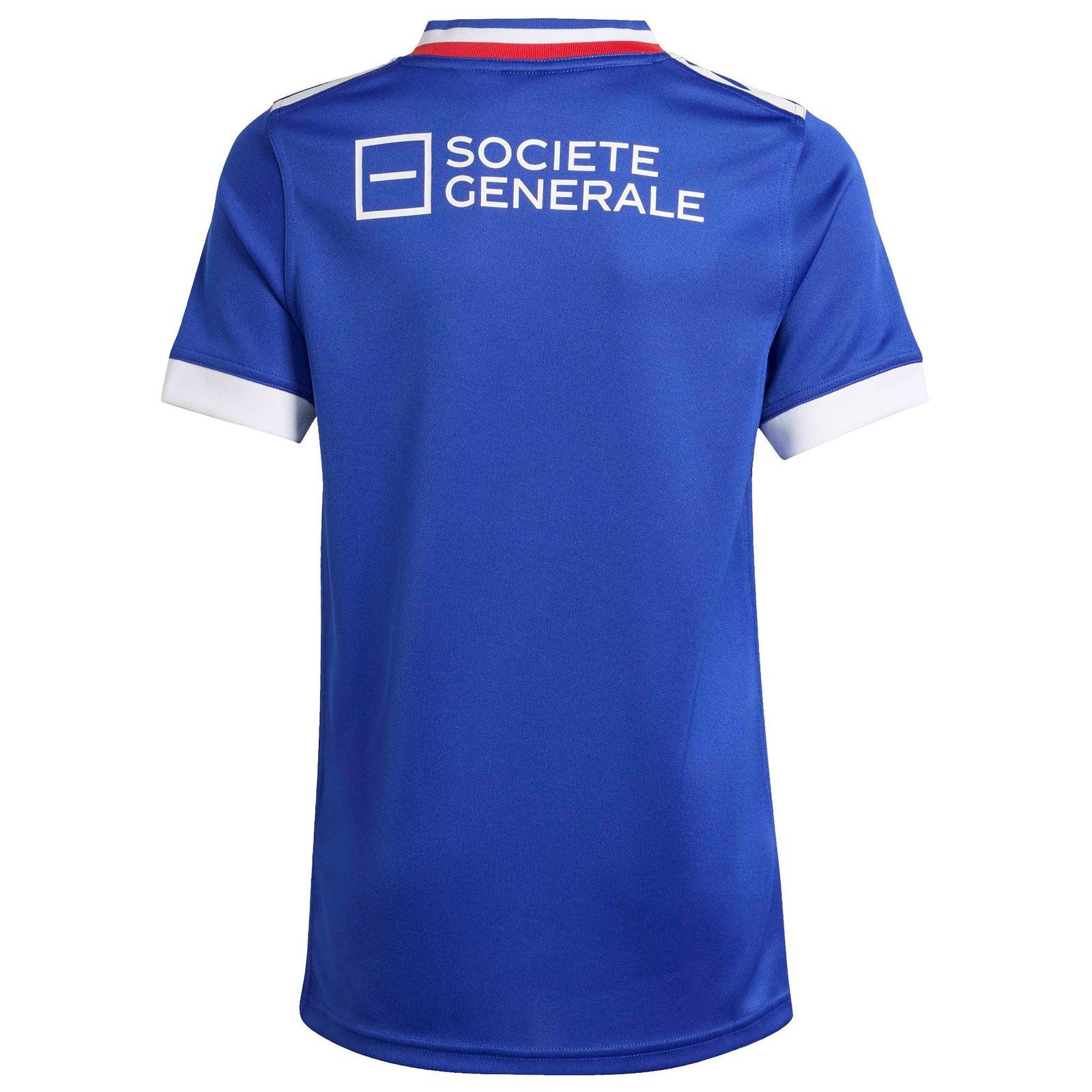 adidas France Rugby 2025/26 Kids Home Replica Jersey - Image 2