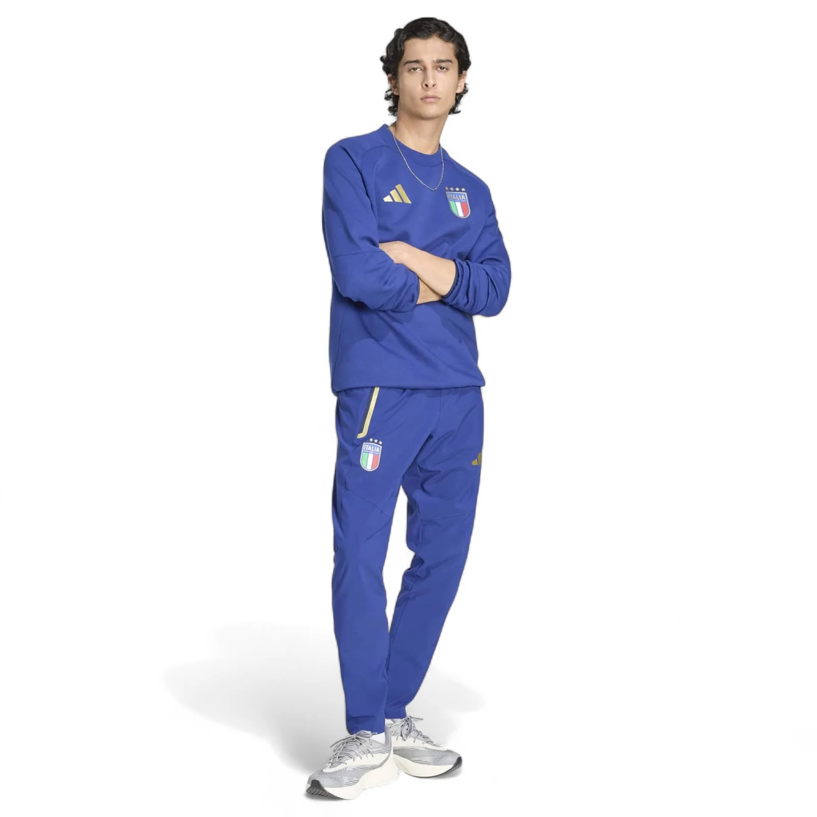 adidas Italy Football World Cup 2026 Adults Crew Sweatshirt - Image 6