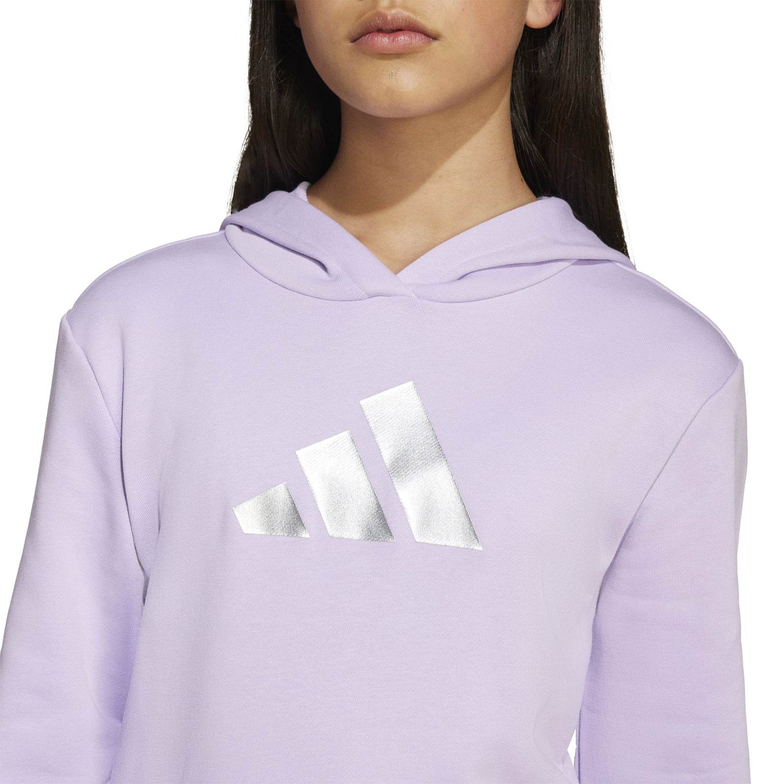 adidas Glam Logo Girls Slim-Fit Hoodie - Image 4