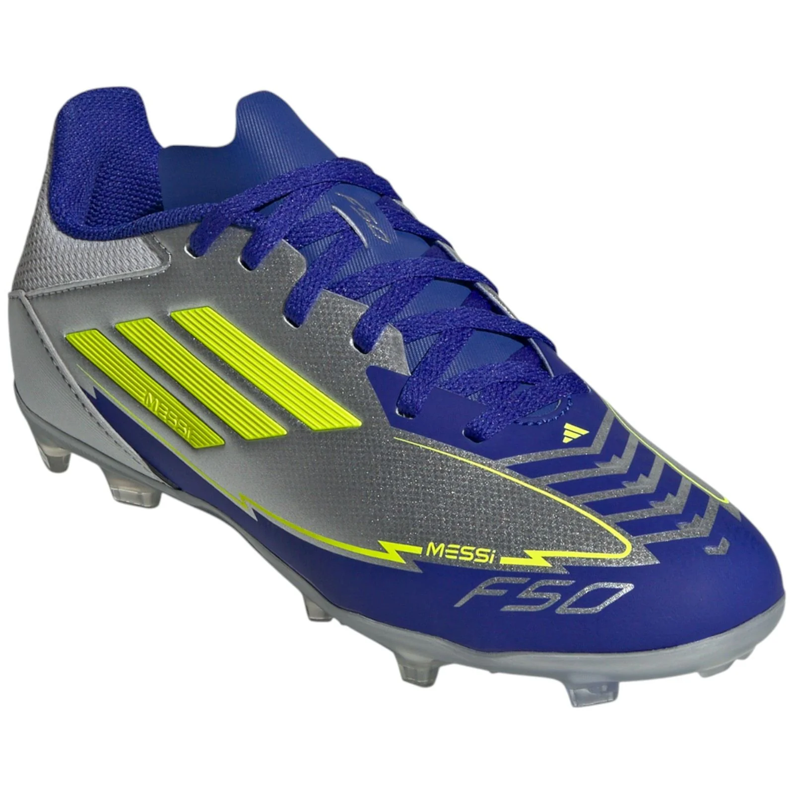 adidas F50 League Messi Kids Firm/Multi Ground Football Boots - Image 7