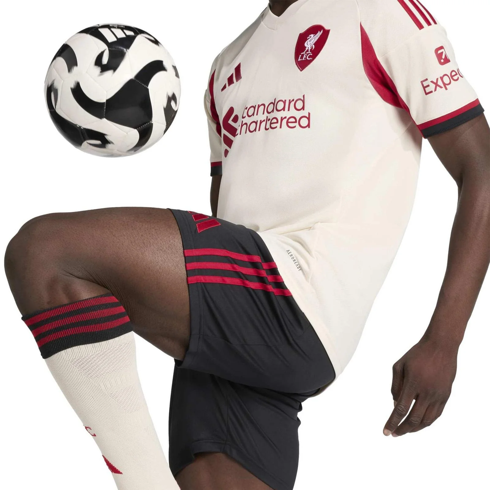 adidas Liverpool FC 2025/26 Adults Away Shorts - Image 4