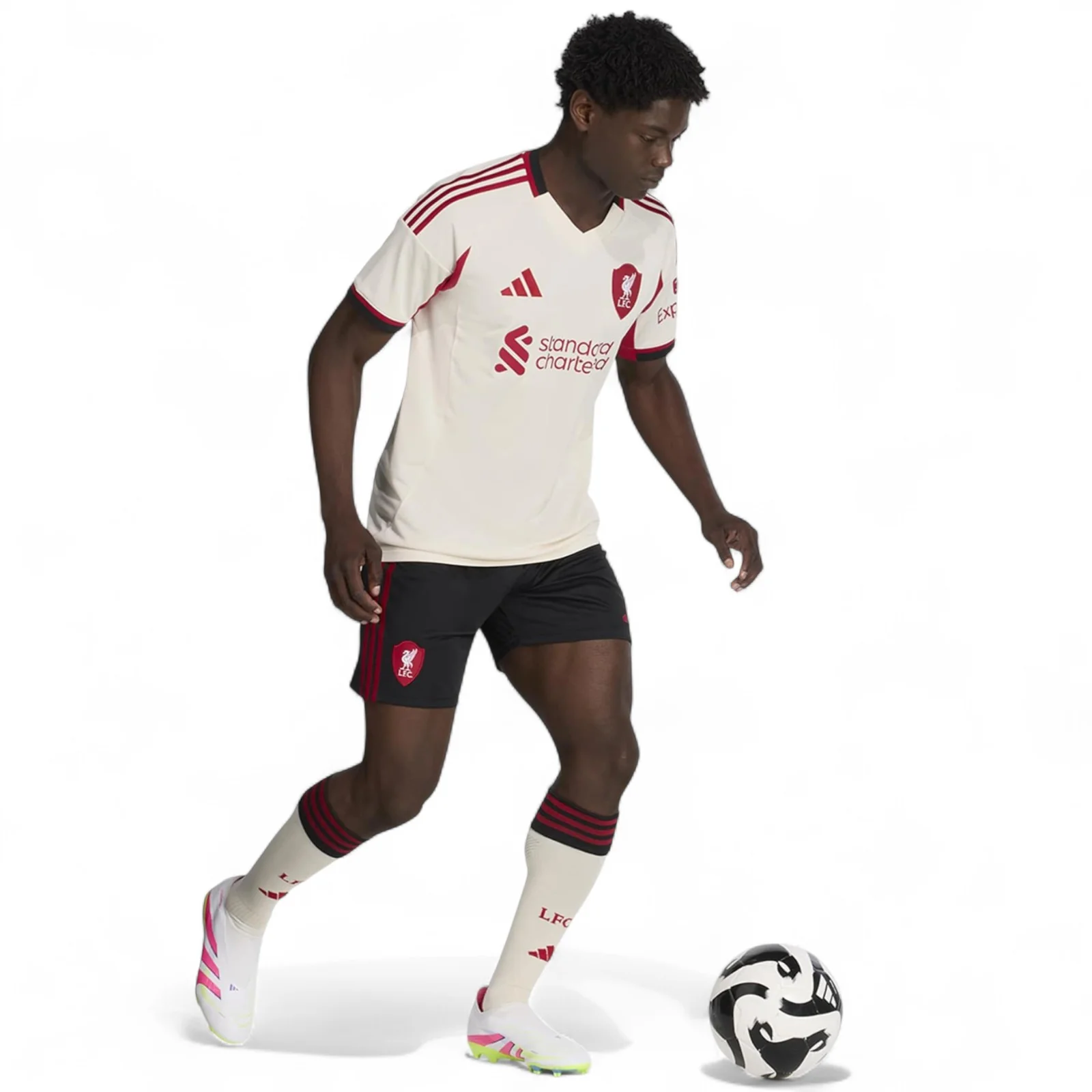 adidas Liverpool FC 2025/26 Adults Away Shorts - Image 6