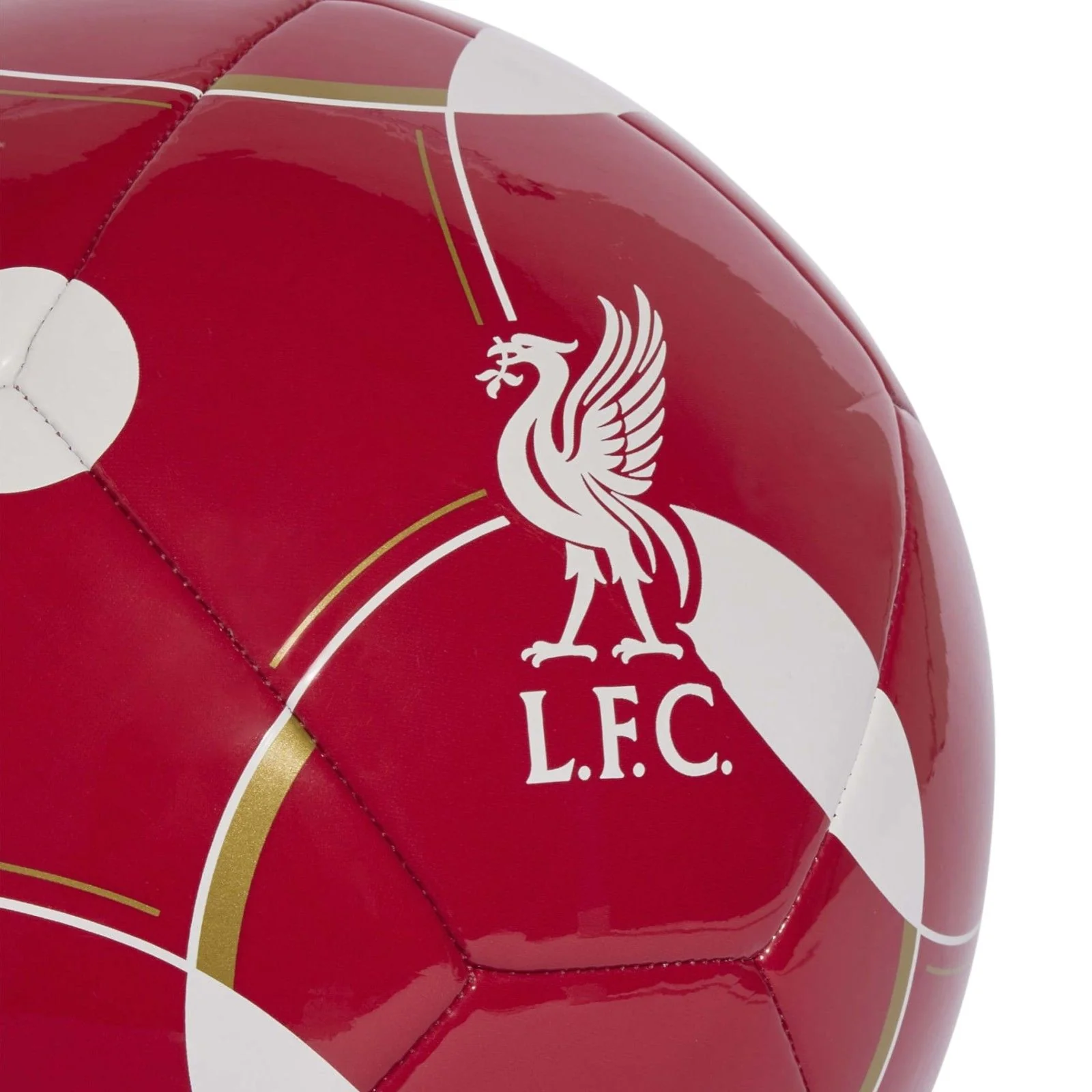 adidas Liverpool Football Home Club Ball - Size 5 - Image 3