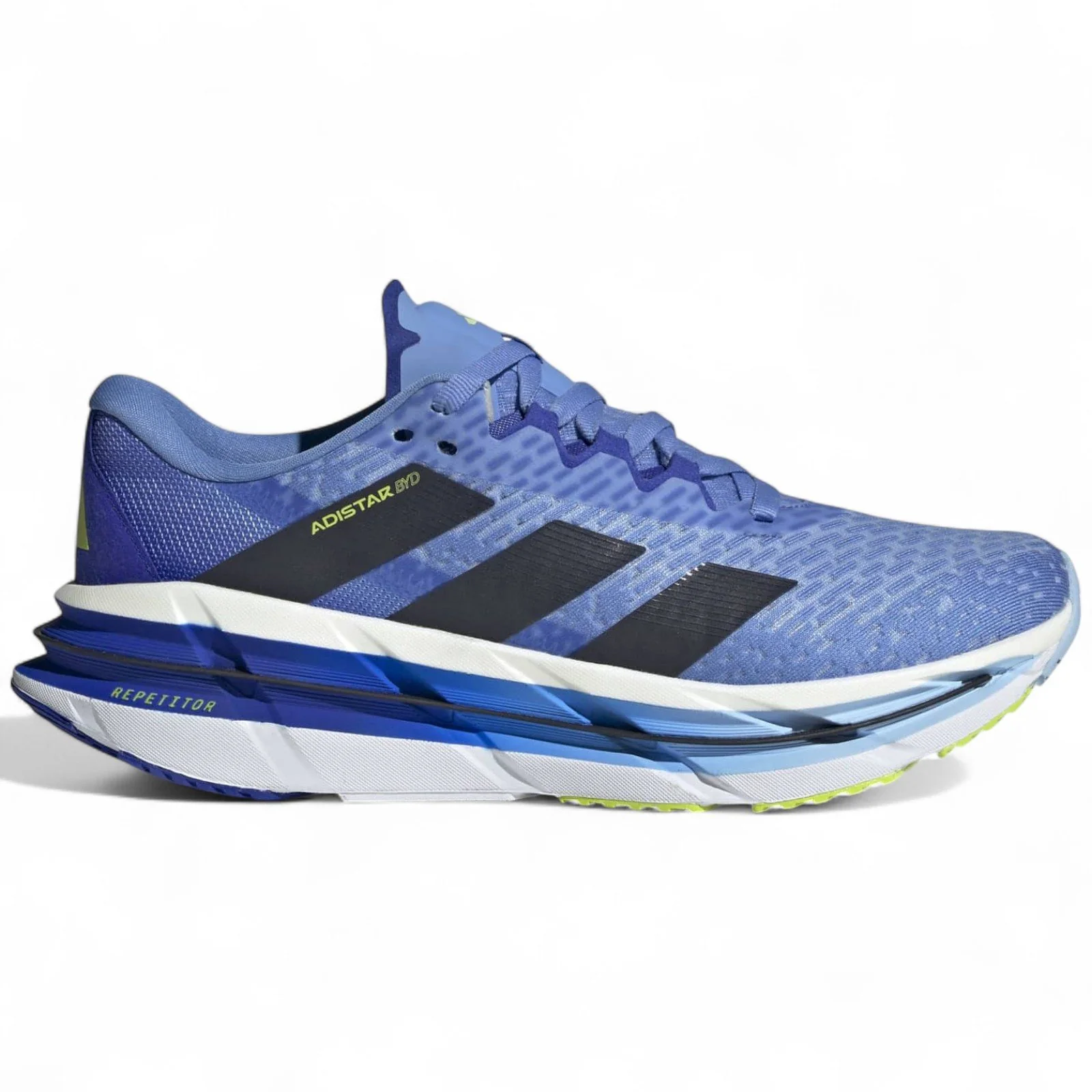 adidas Adistar BYD Mens Regular-Fit Cushioned Running Shoes