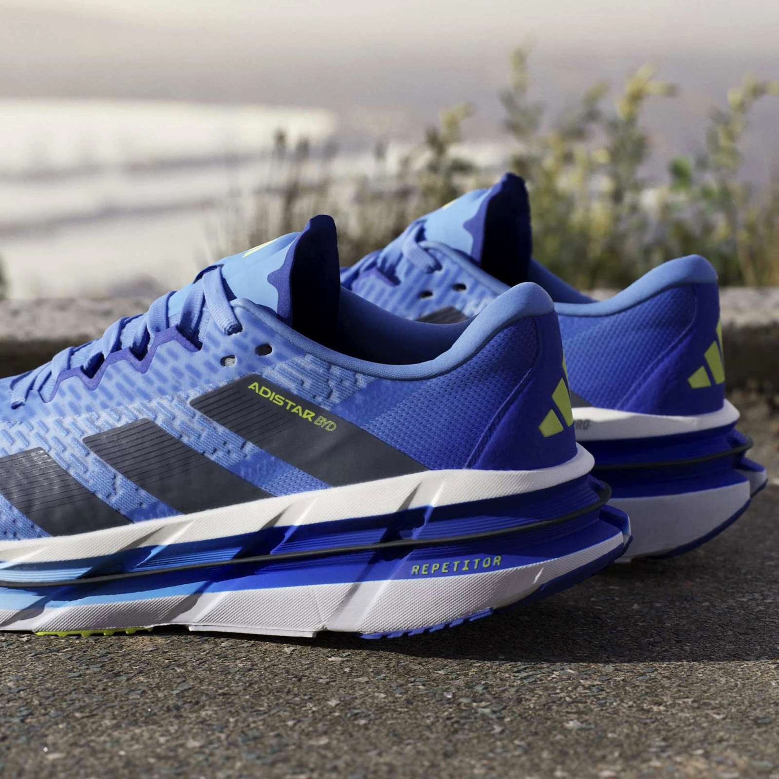 adidas Adistar BYD Mens Regular-Fit Cushioned Running Shoes - Image 13