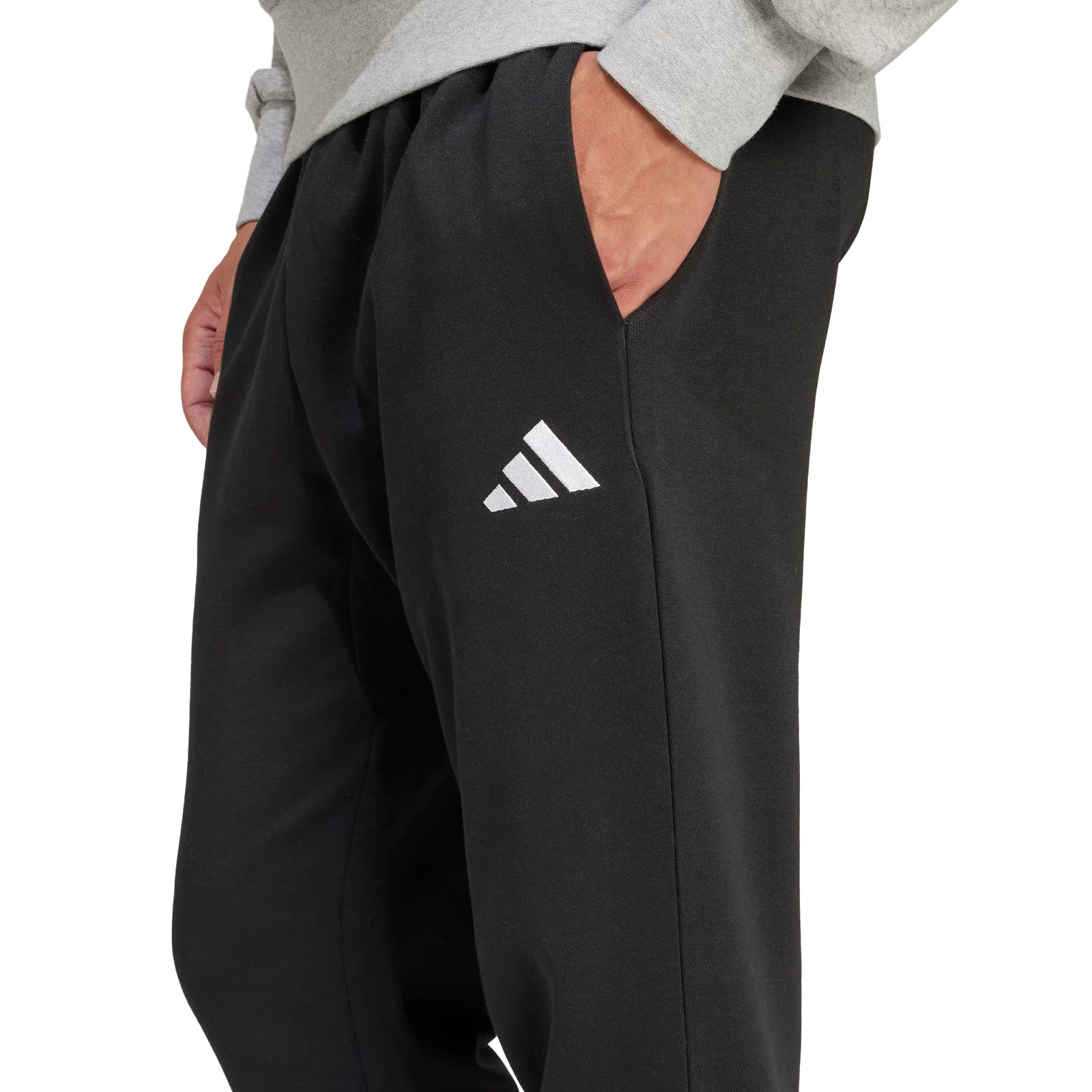 adidas Essentials Feelcozy Mens Regular-Fit Fleece Joggers - Image 3