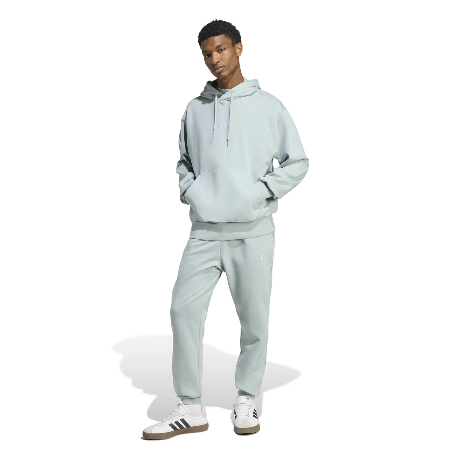 adidas Essentials Feelcozy Mens Regular-Fit Fleece Hoodie - Image 5