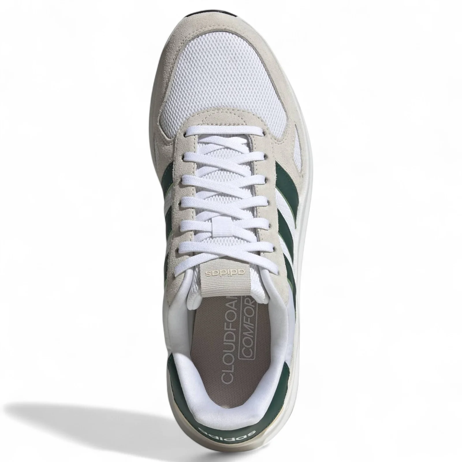 adidas Run 84 Cloudfoam Mens Regular-Fit Lace Sneakers - Image 3