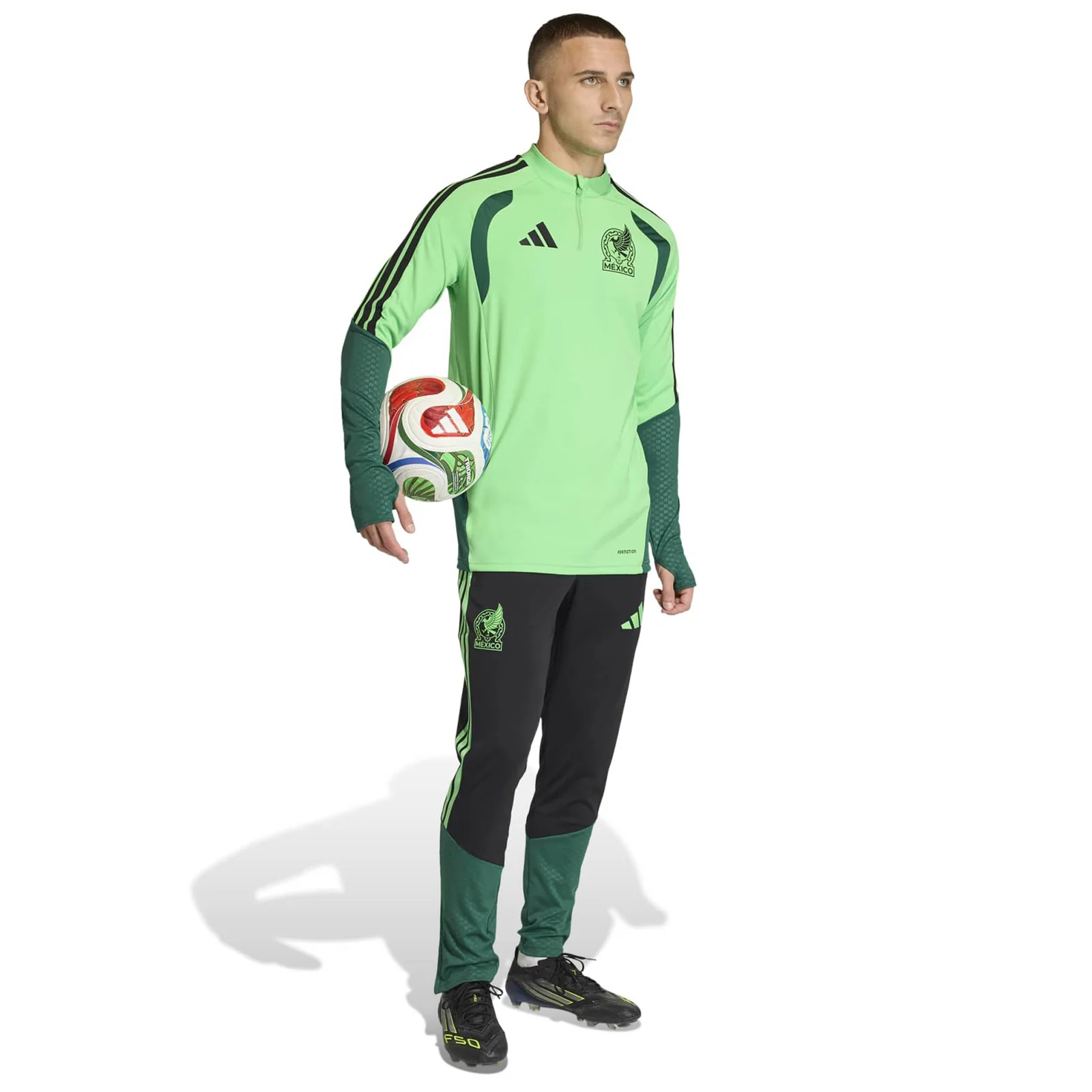 adidas Mexico Football World Cup 2026 Adults Tiro Training Top - Image 7