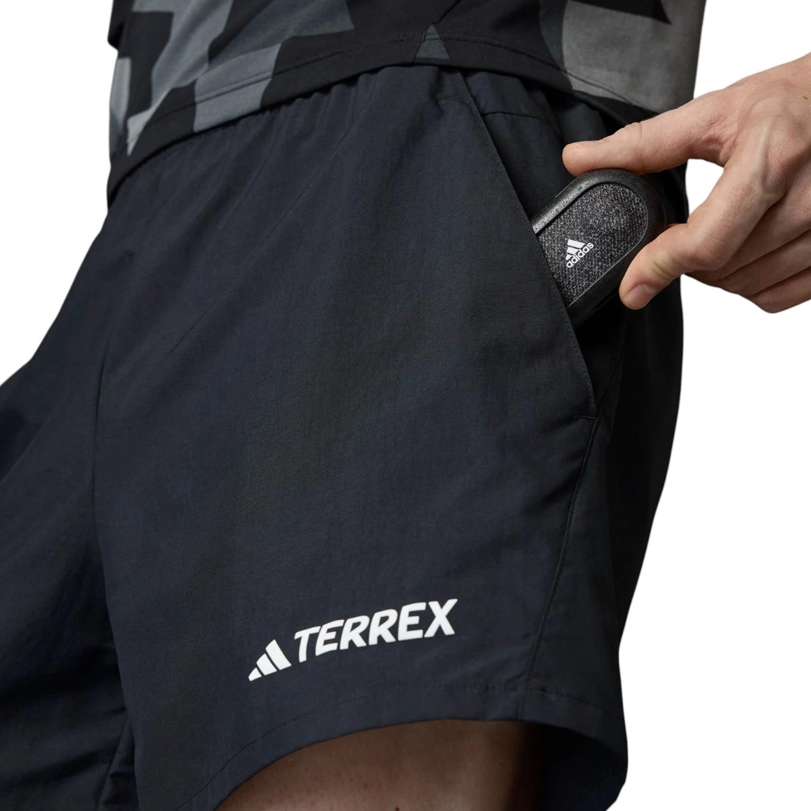 adidas Terrex Mens Regular-Fit Hiking Shorts - Image 3