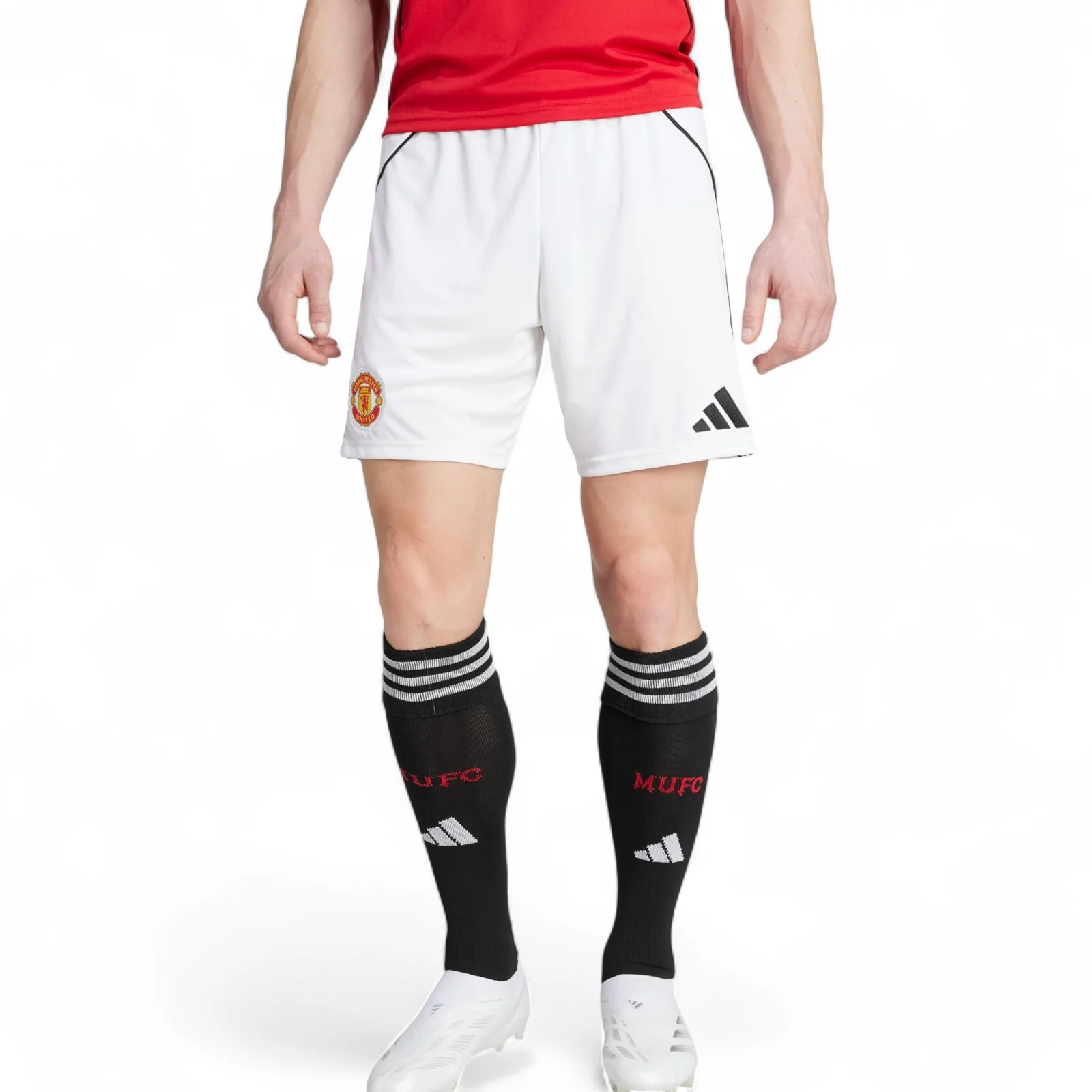 adidas Manchester United Football 2025/26 Adults Home Shorts