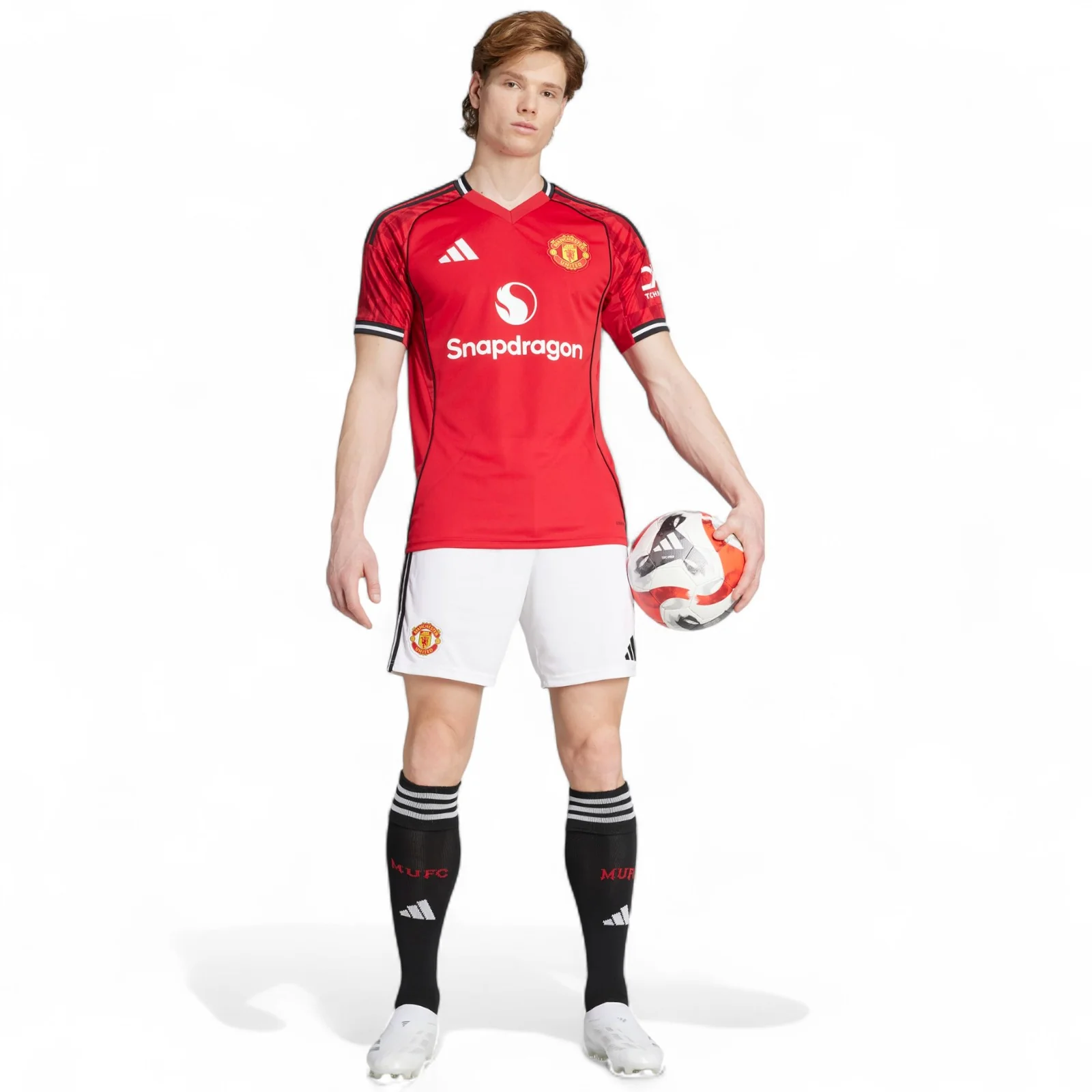 adidas Manchester United Football 2025/26 Adults Home Shorts - Image 7