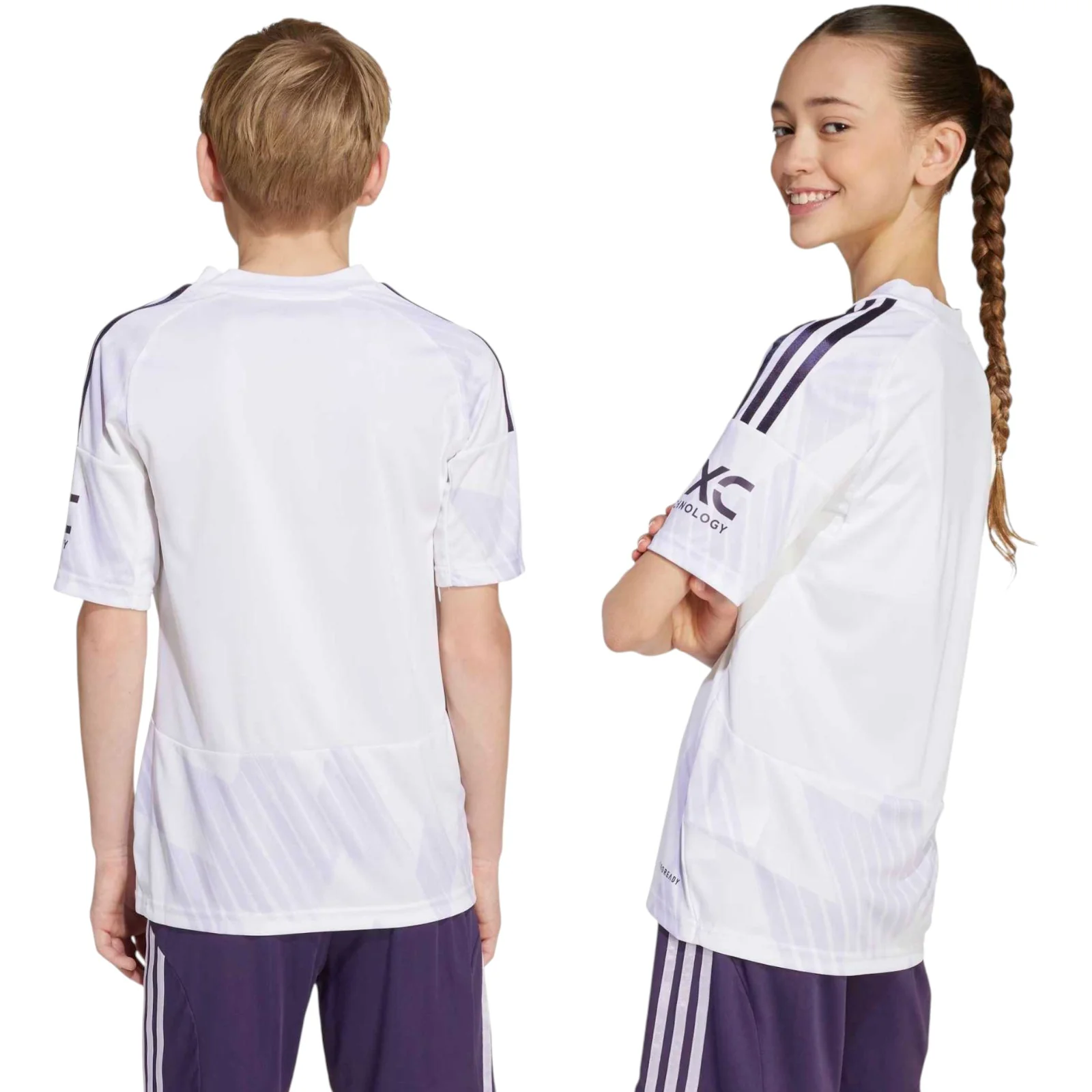 adidas Manchester United Football 2025/26 Kids Short Sleeved Away Jersey - Image 8