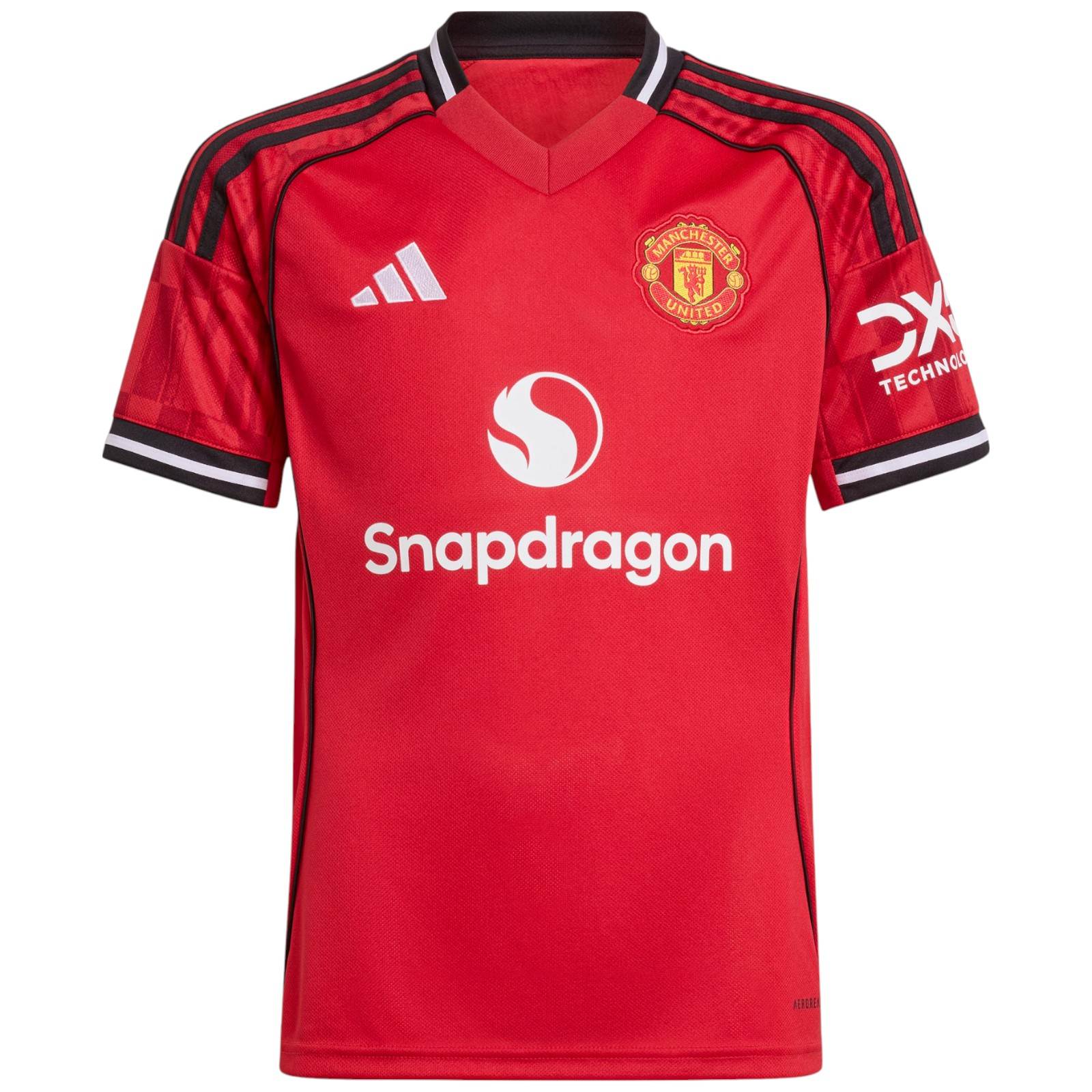 adidas Manchester United Football 2025/26 Kids Short Sleeved Home Jersey