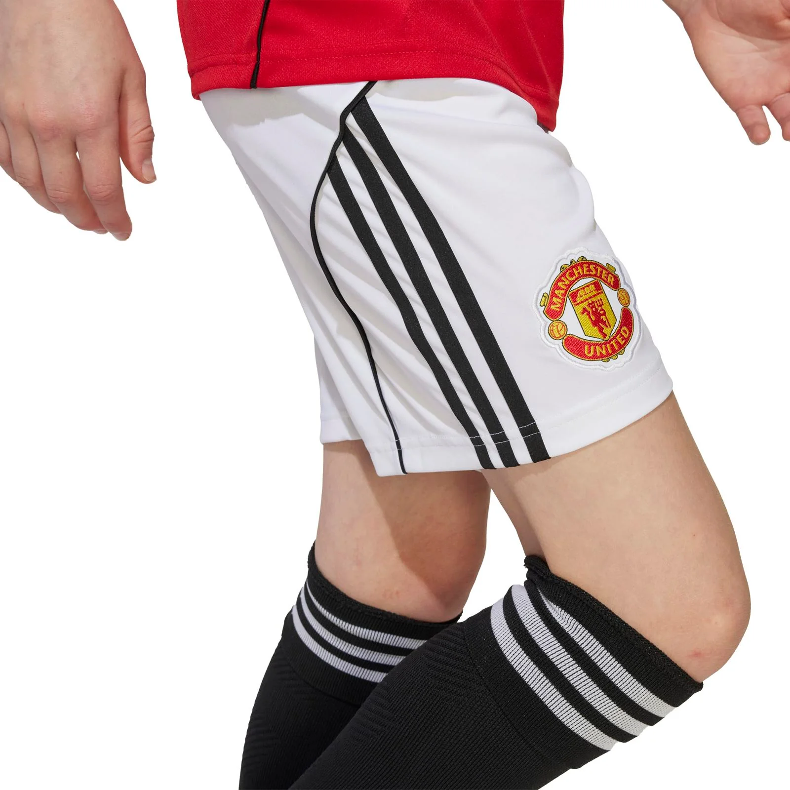 adidas Manchester United Football 2025/26 Kids Home Shorts - Image 3