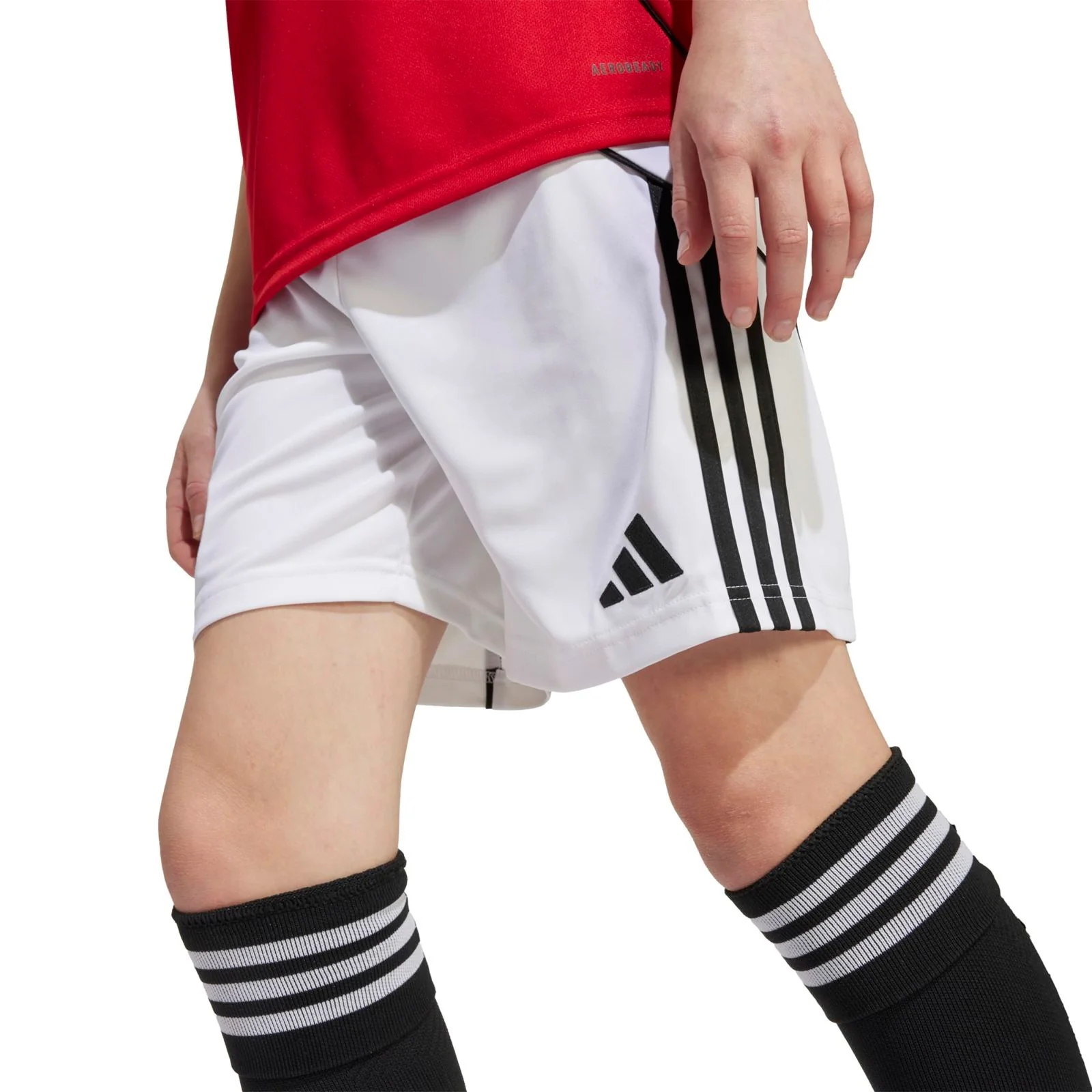adidas Manchester United Football 2025/26 Kids Home Shorts - Image 4