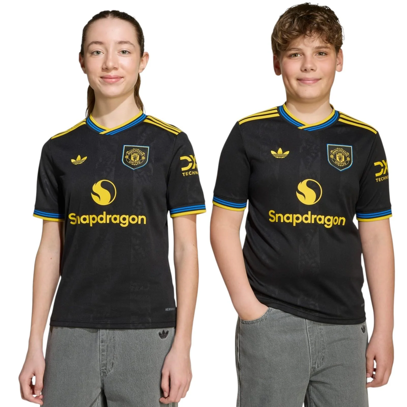 adidas Manchester United Football 2025/26 Kids Third Jersey - Image 7