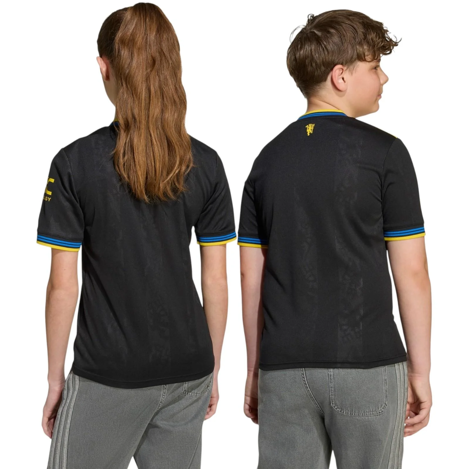 adidas Manchester United Football 2025/26 Kids Third Jersey - Image 8