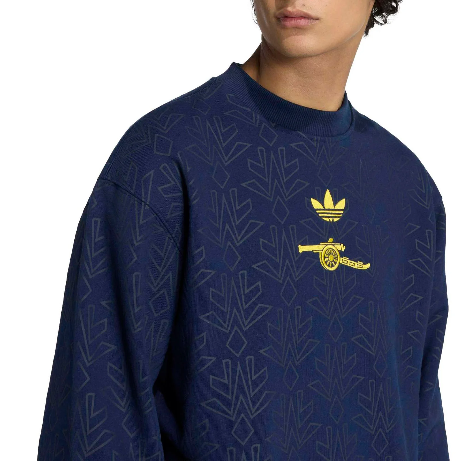 adidas Arsenal Football 2025/26 Adults Crew Sweatshirt - Image 3