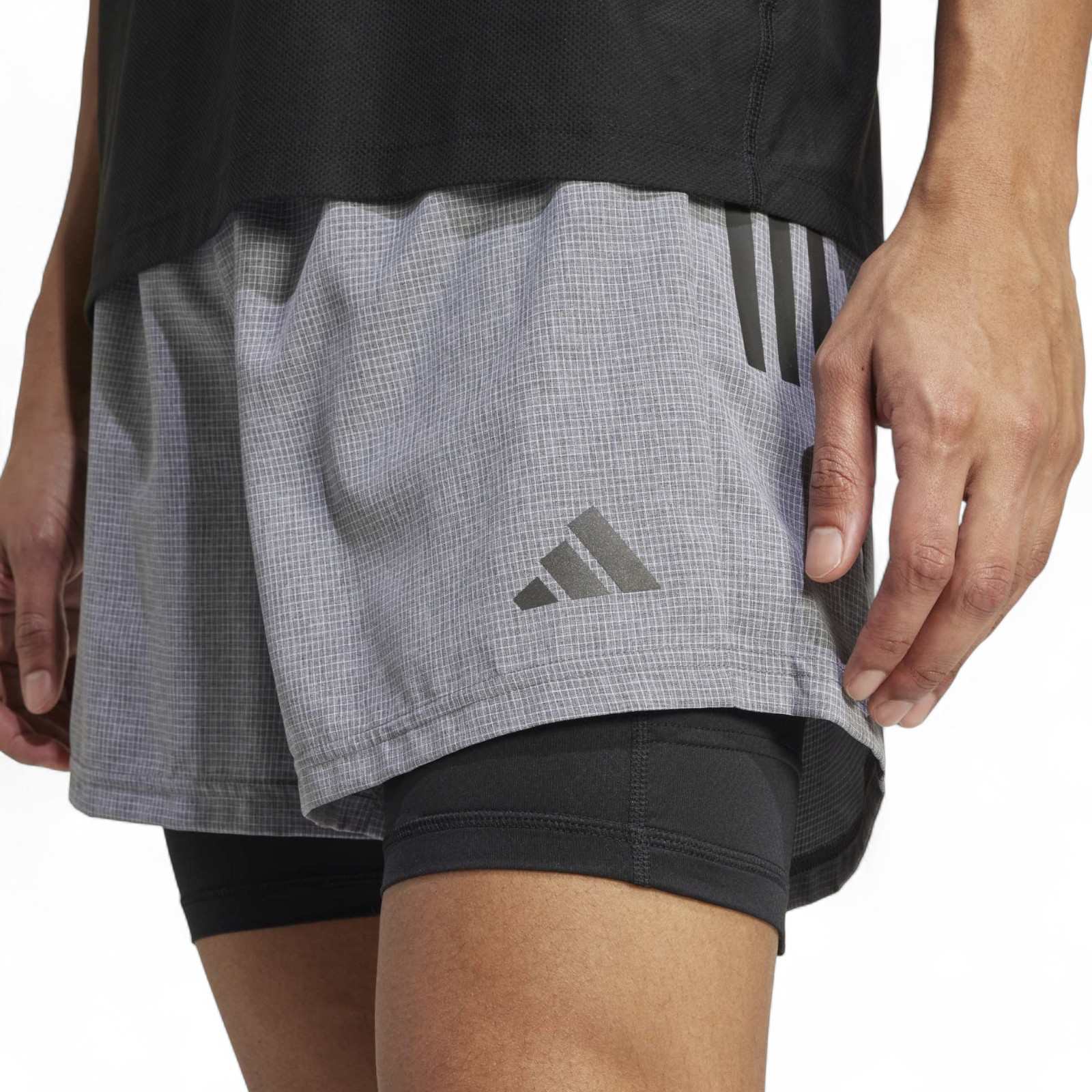 adidas Own the Run CLIMACOOL 2-in-1 Shorts - Image 3