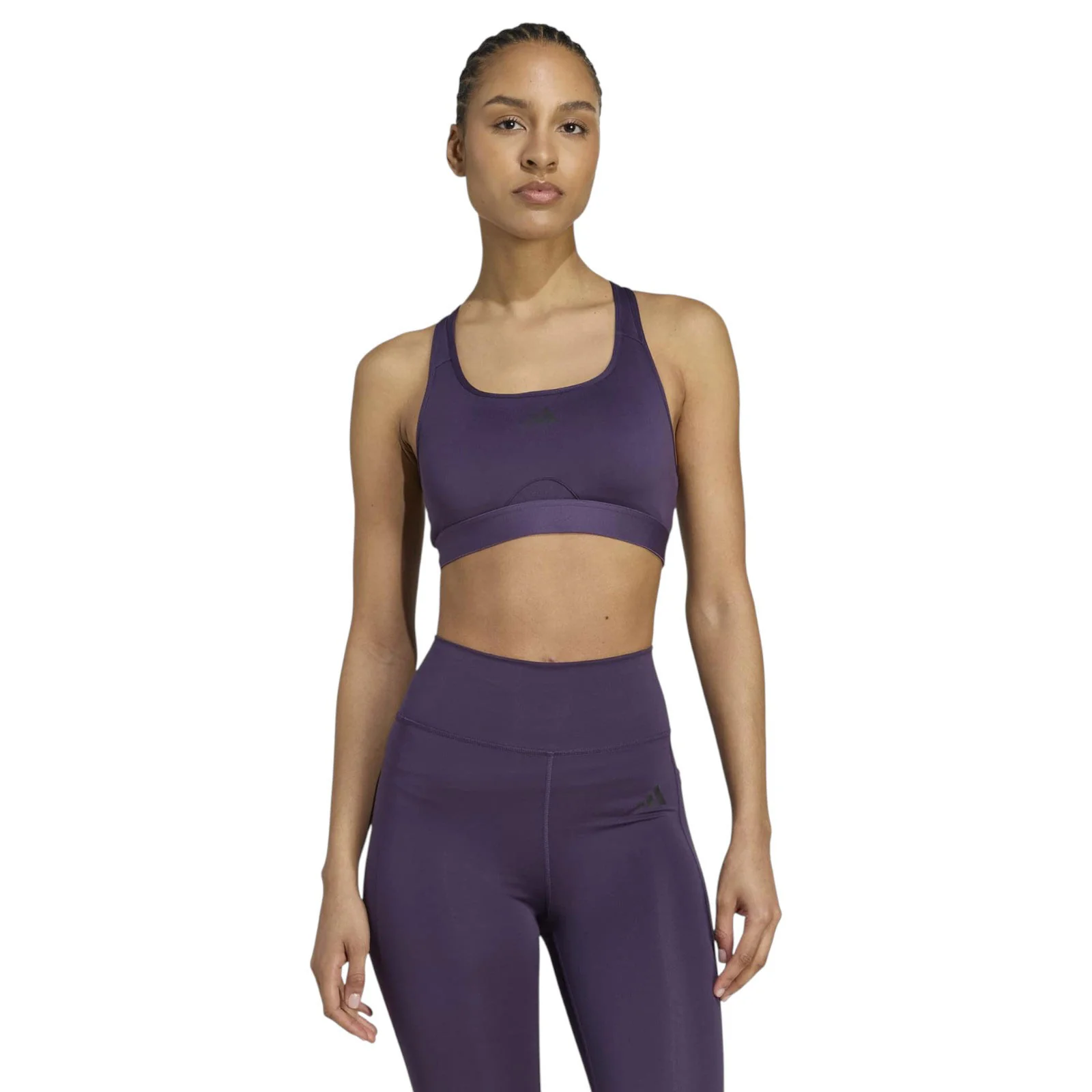 ADIDAS PowerReact Train Womens Racerback Sports Bra
