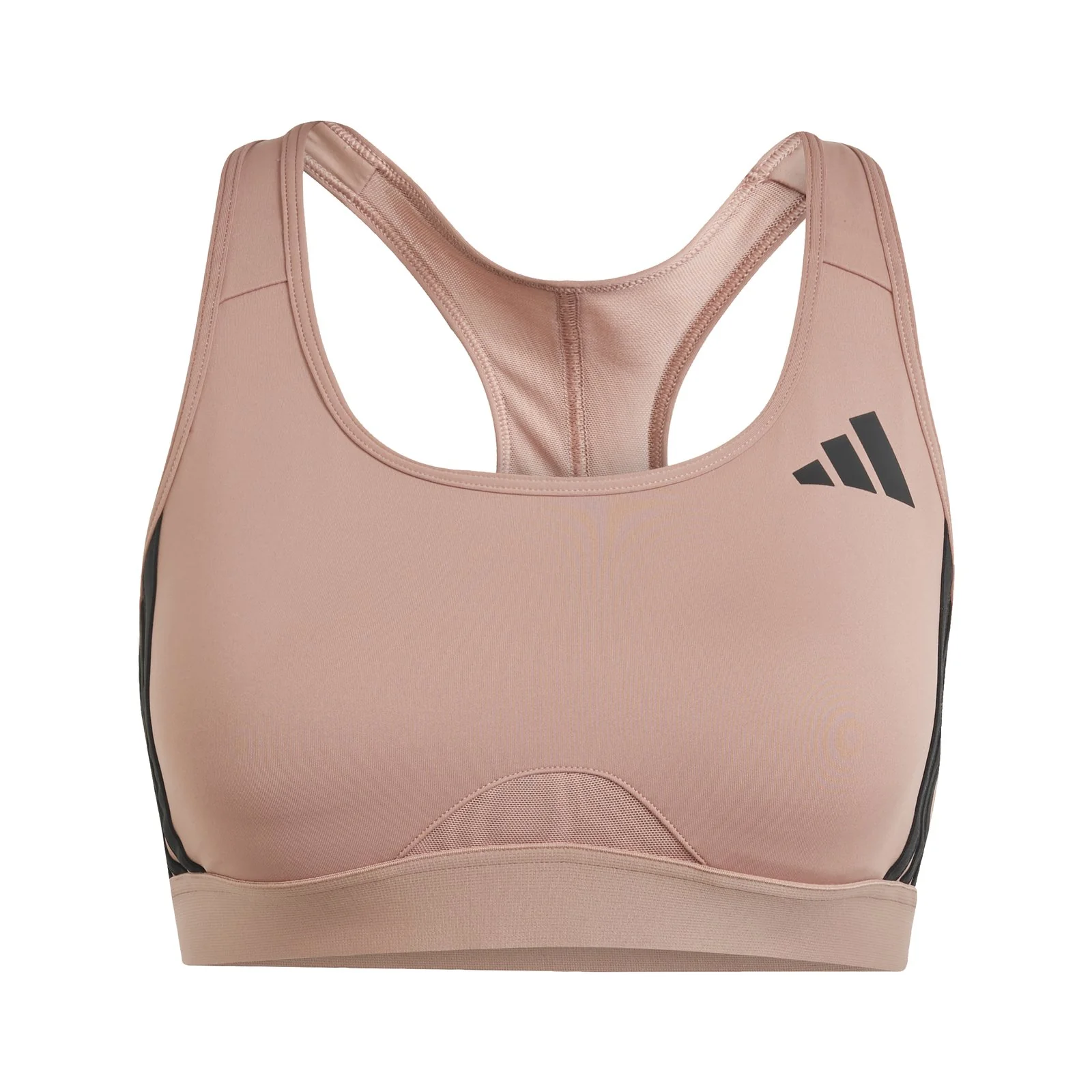 adidas Powerreact Train Medium-Support 3-Stripes Bra - Image 5